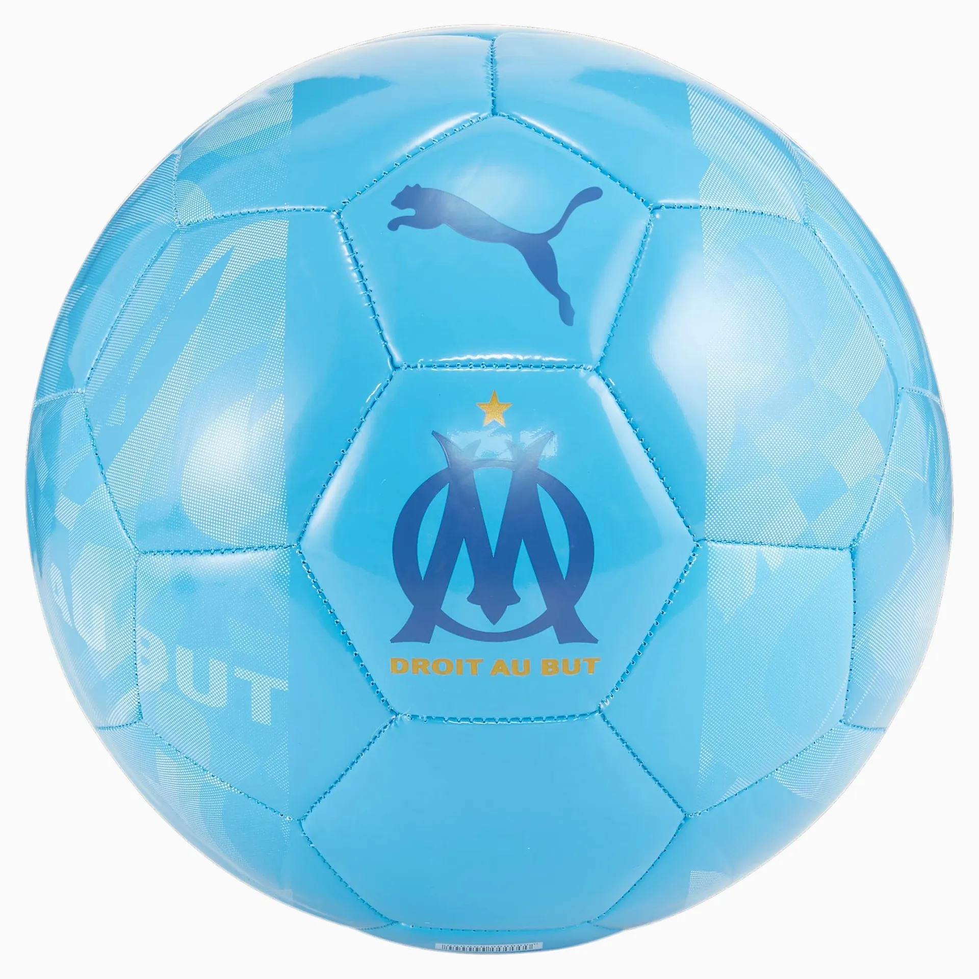 Balón de fútbol de calentamiento del Olympique de Marsella de 23/24