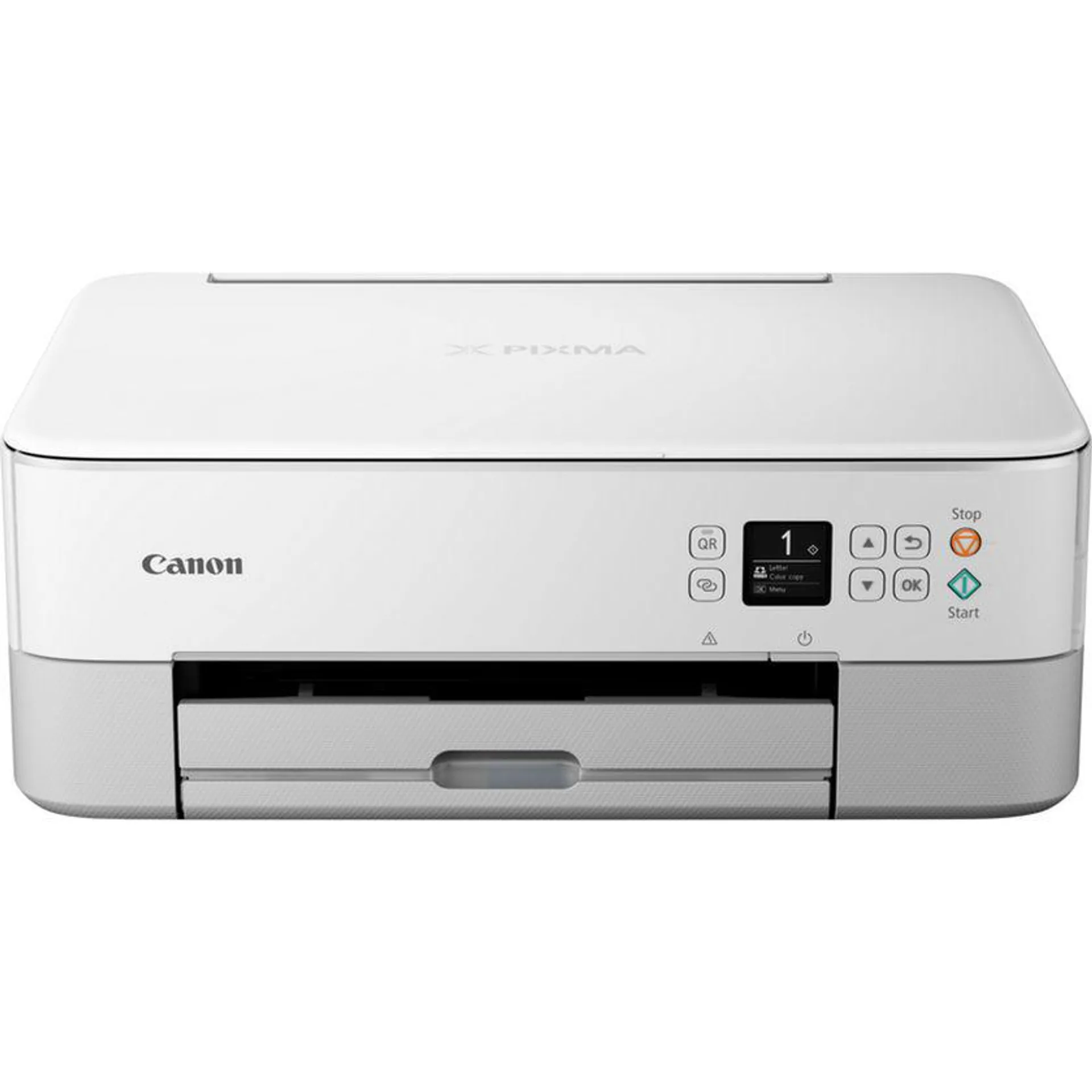 Impresora fotográfica 3 en 1 de inyección de tinta en color e inalámbrica PIXMA TS5351i de Canon, en blanco