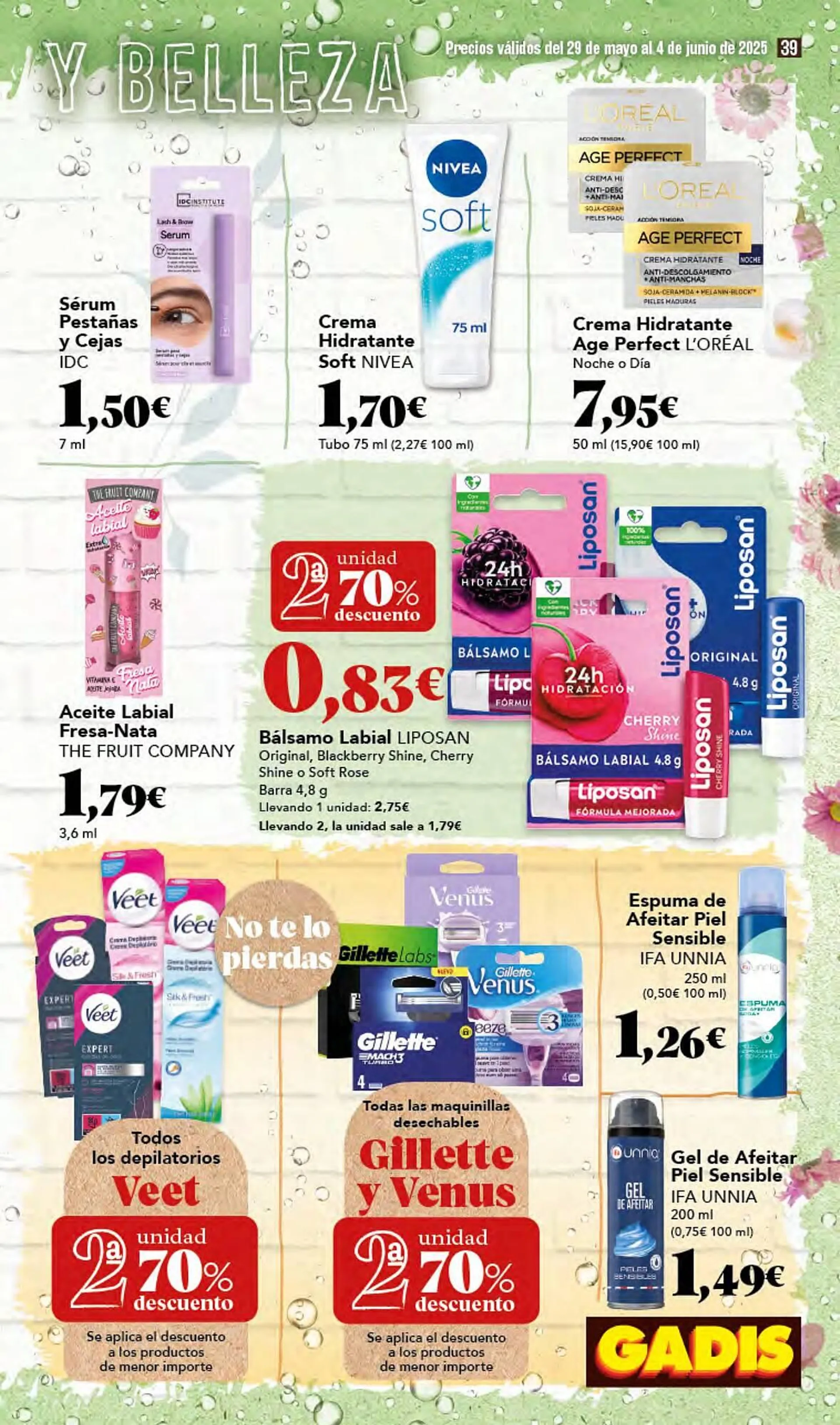 Catálogo de Folleto Gadis 29 de mayo al 4 de junio 2025 - Página 39