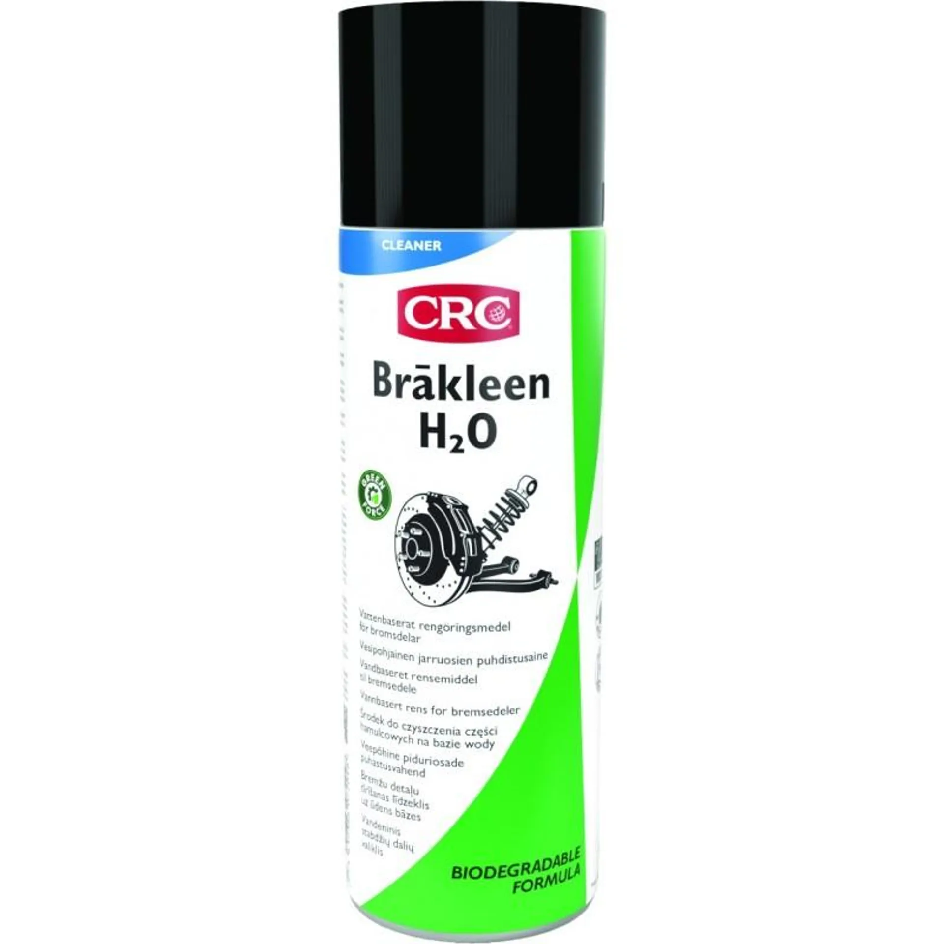 BRAKLEEN H2O: Limpiador de piezas de freno base agua