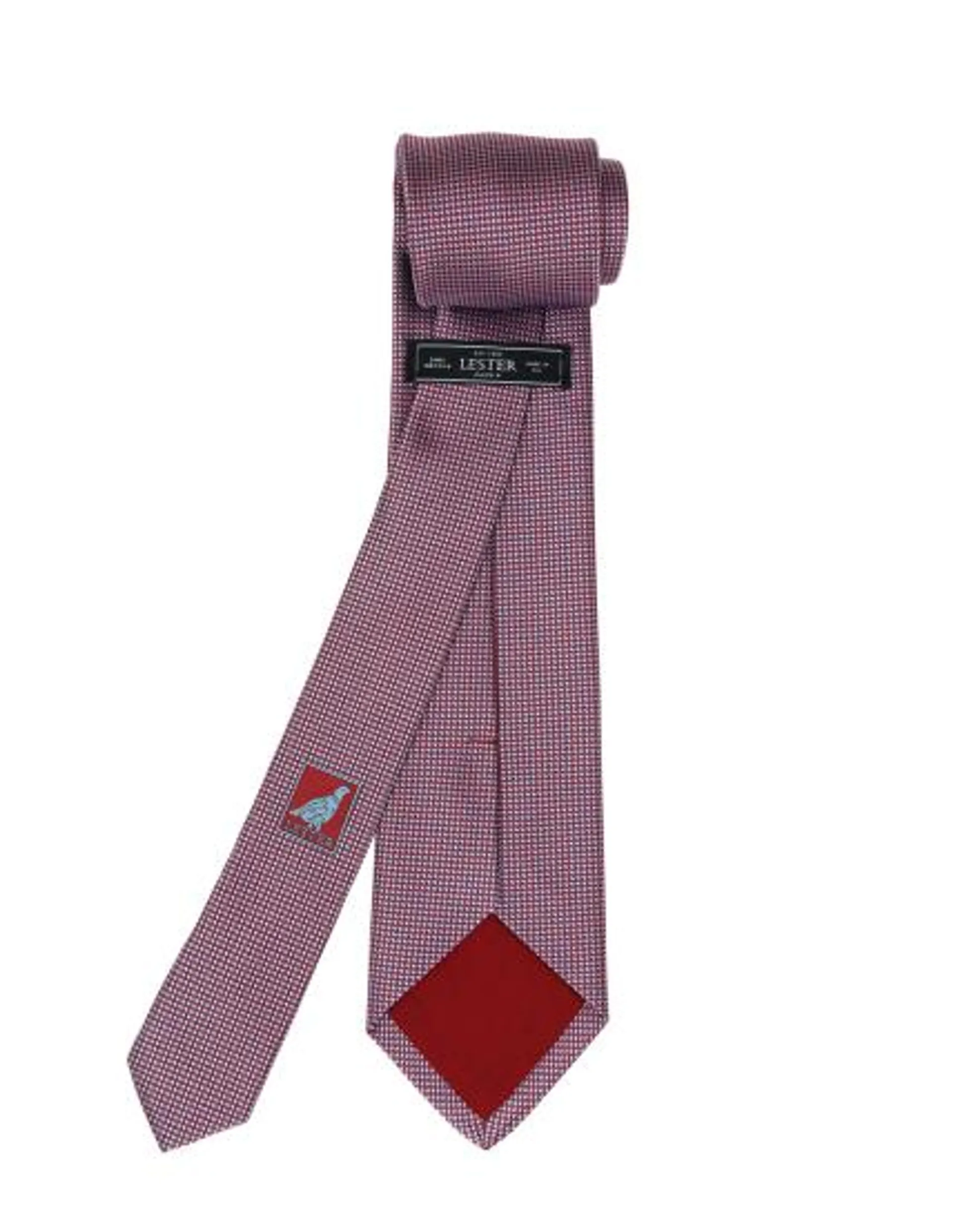 Corbata falso liso Rojo/azul