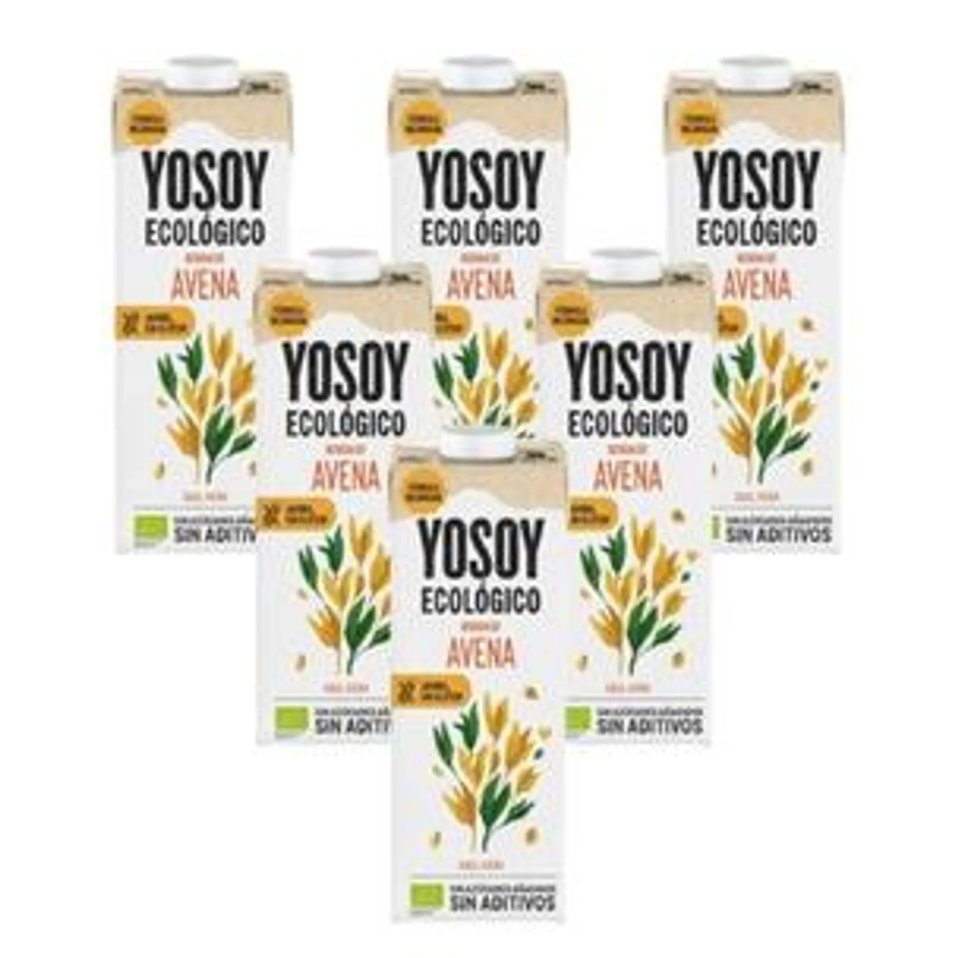 Pack 6 x Bebida de Avena Sin Gluten ECO Yosoy 1 L