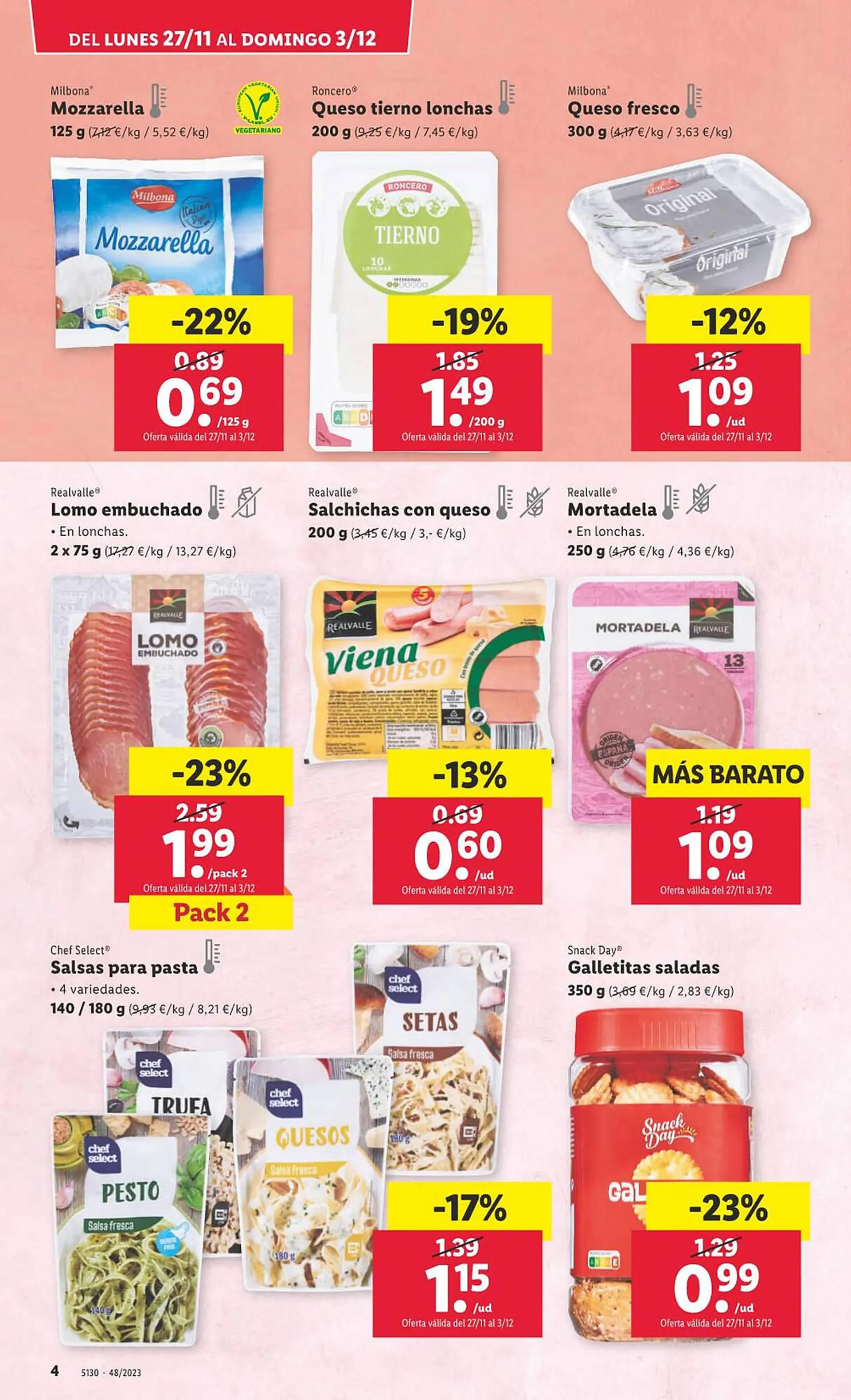 Catálogo de Folleto Lidl 27 de noviembre al 3 de diciembre 2023 - Página 4