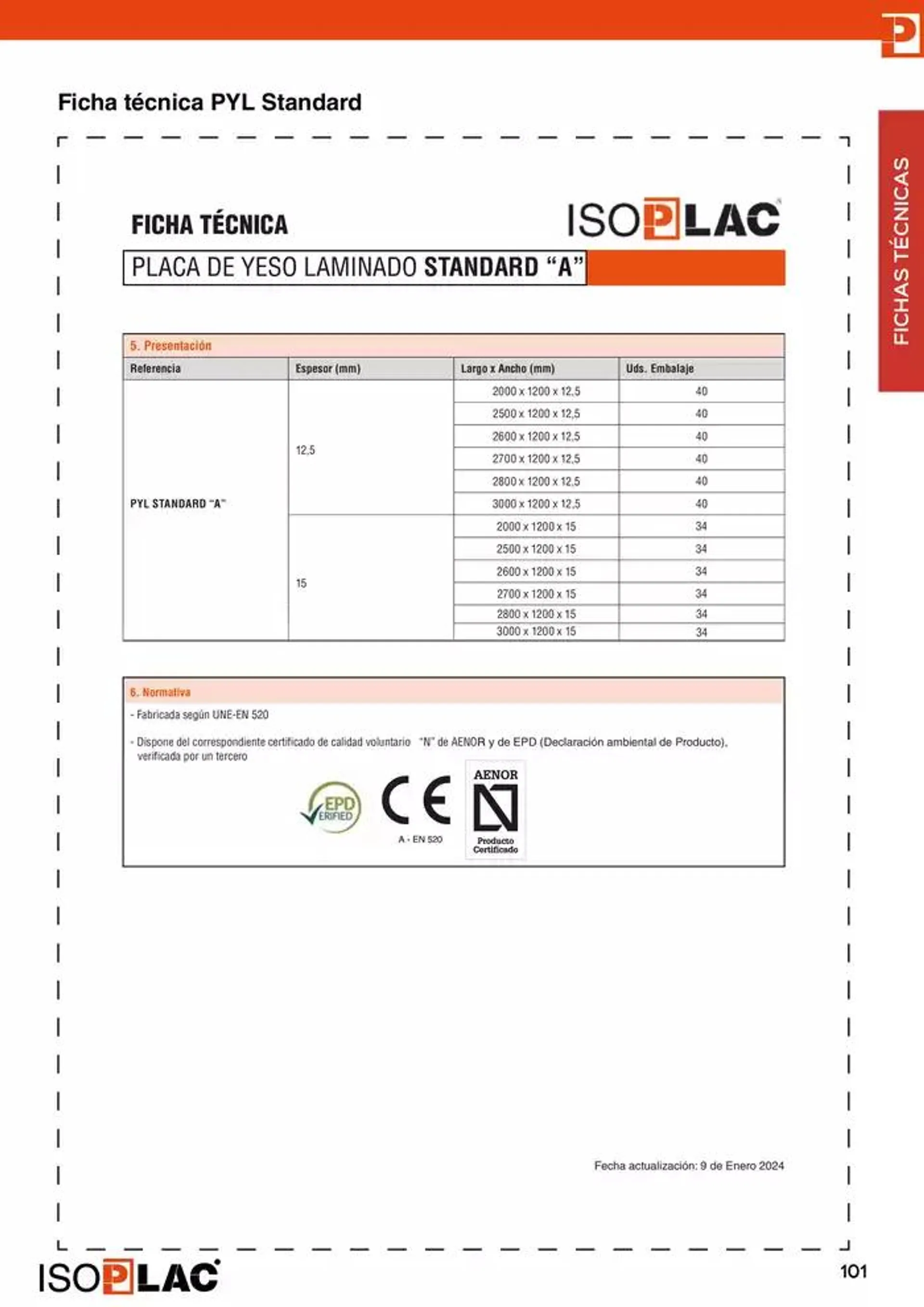 Catálogo de Manual Técnico Isoplac 15 de noviembre al 30 de noviembre 2024 - Página 101