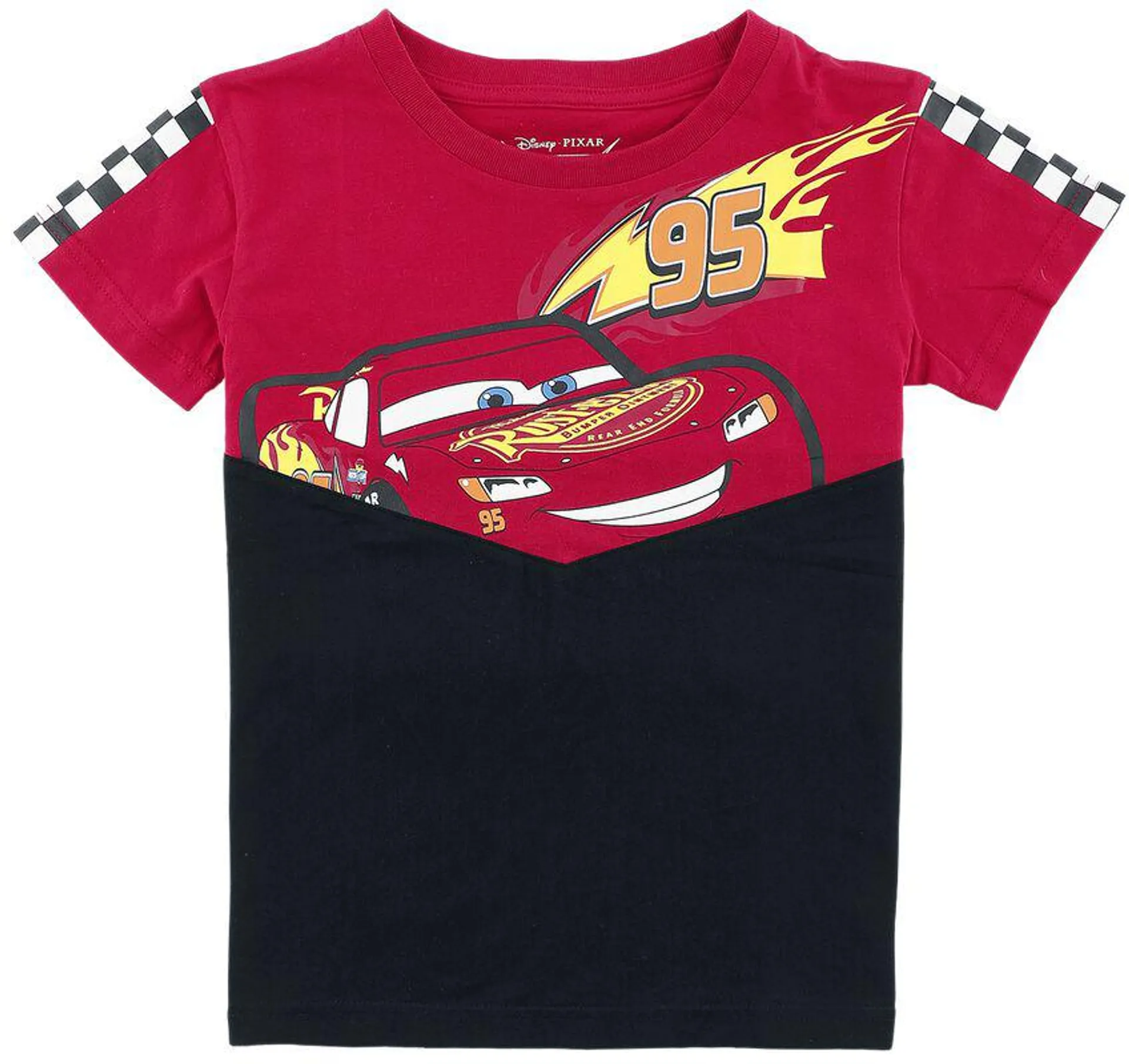 "Cars Lightning McQueen" Camiseta rojo/negro