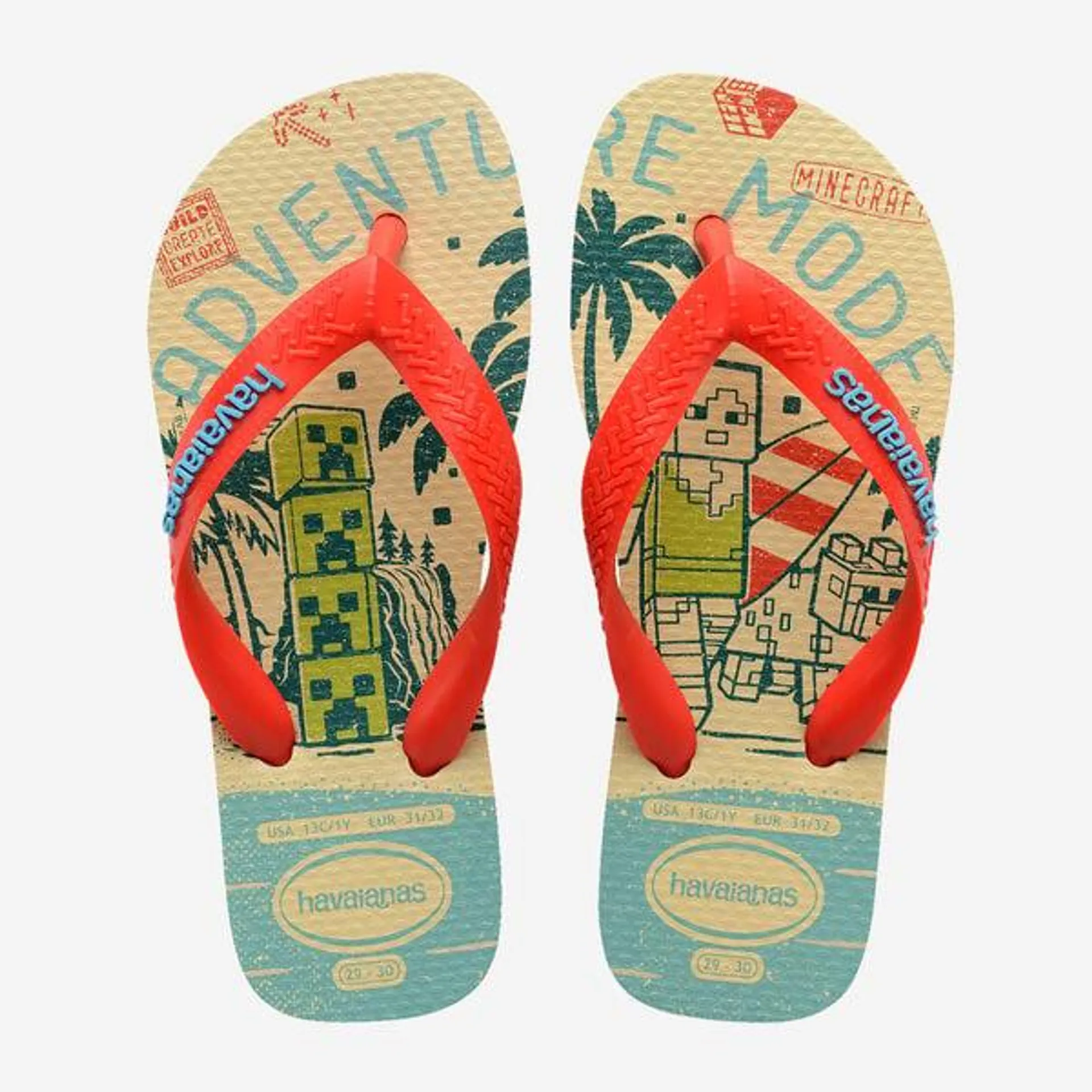 Havaianas Minecraft Niños