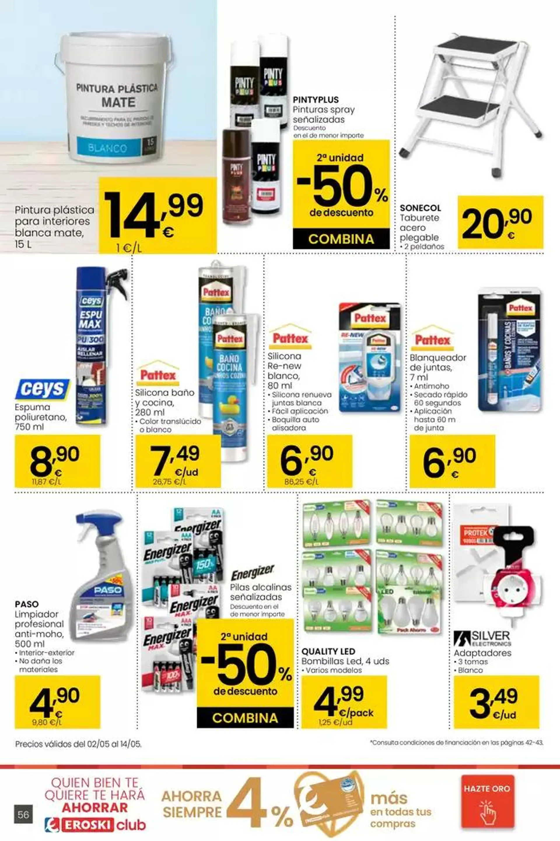 Catálogo de SUMA AHORRO HIPERMERCADOS EROSKI 2 de mayo al 13 de mayo 2025 - Página 56