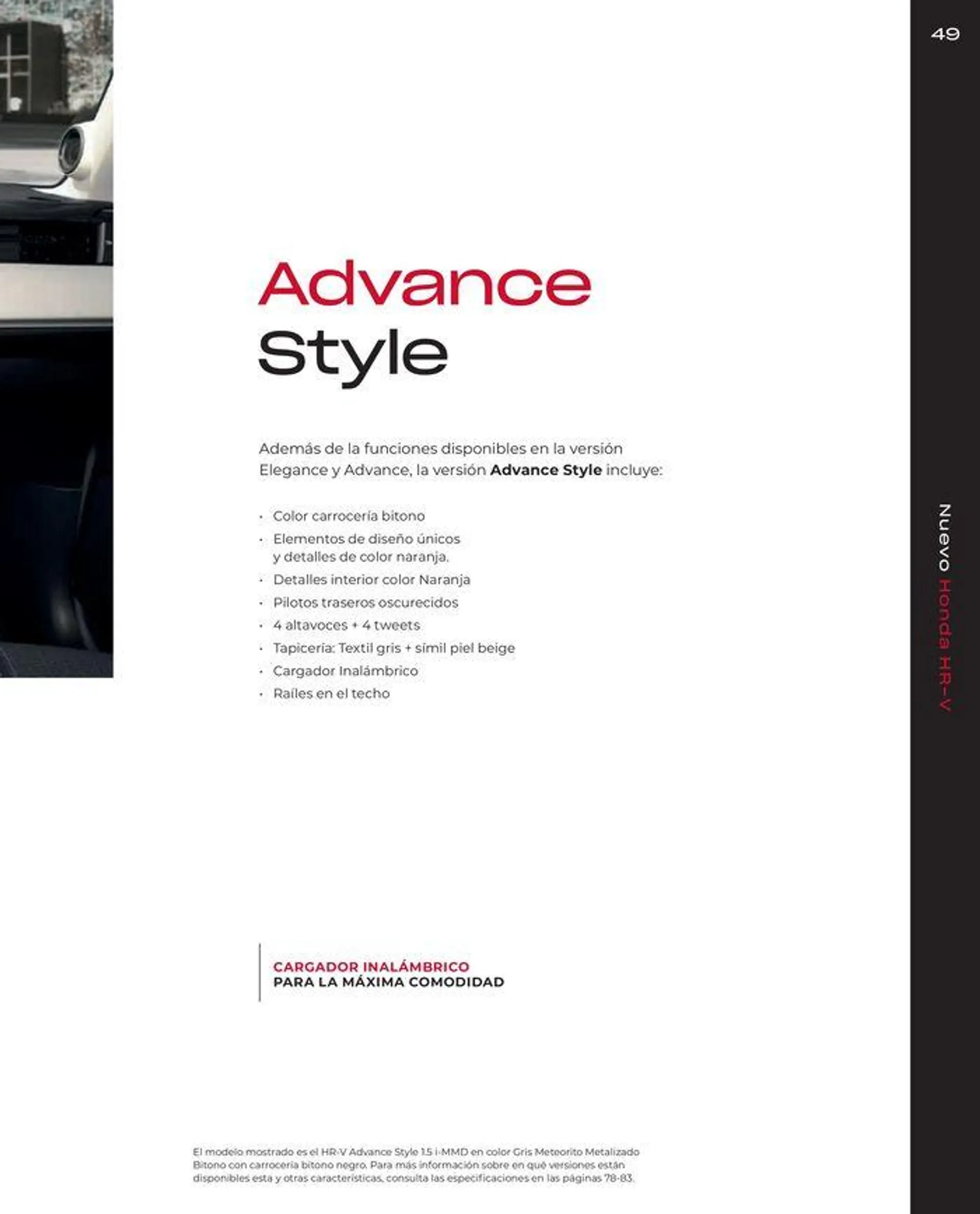 Catálogo de Honda HRV-Hybrid 30 de agosto al 31 de diciembre 2024 - Página 51