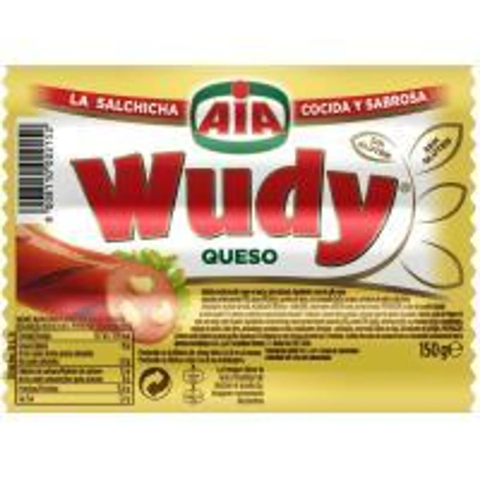 Salchichas de pollo-queso WUDY, sobre 150 g