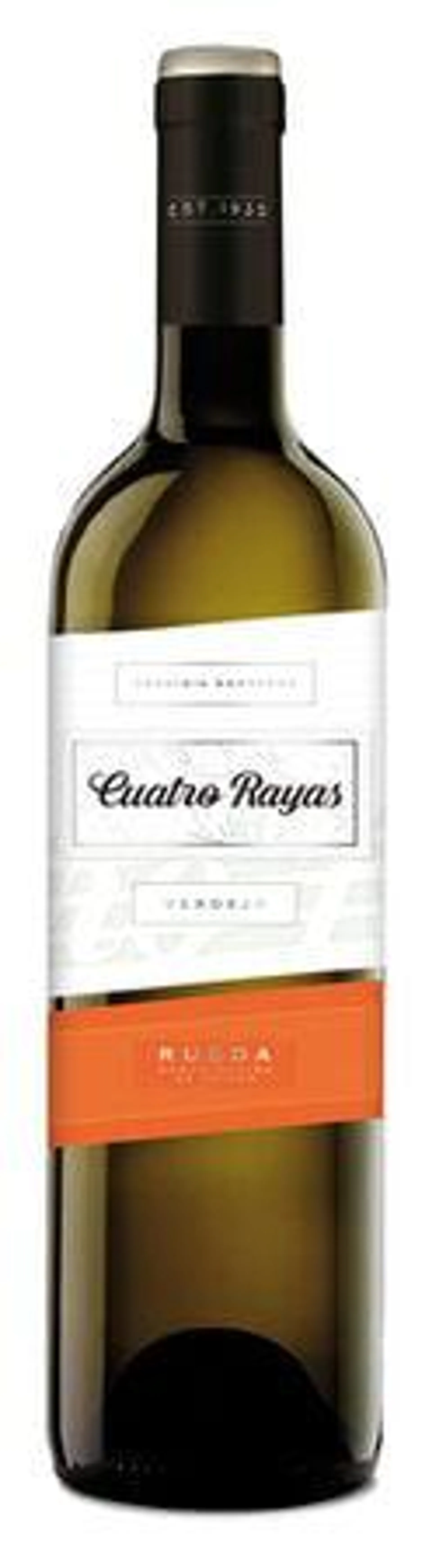 Vino blanco DO Rueda Cuatro Rayas verdejo