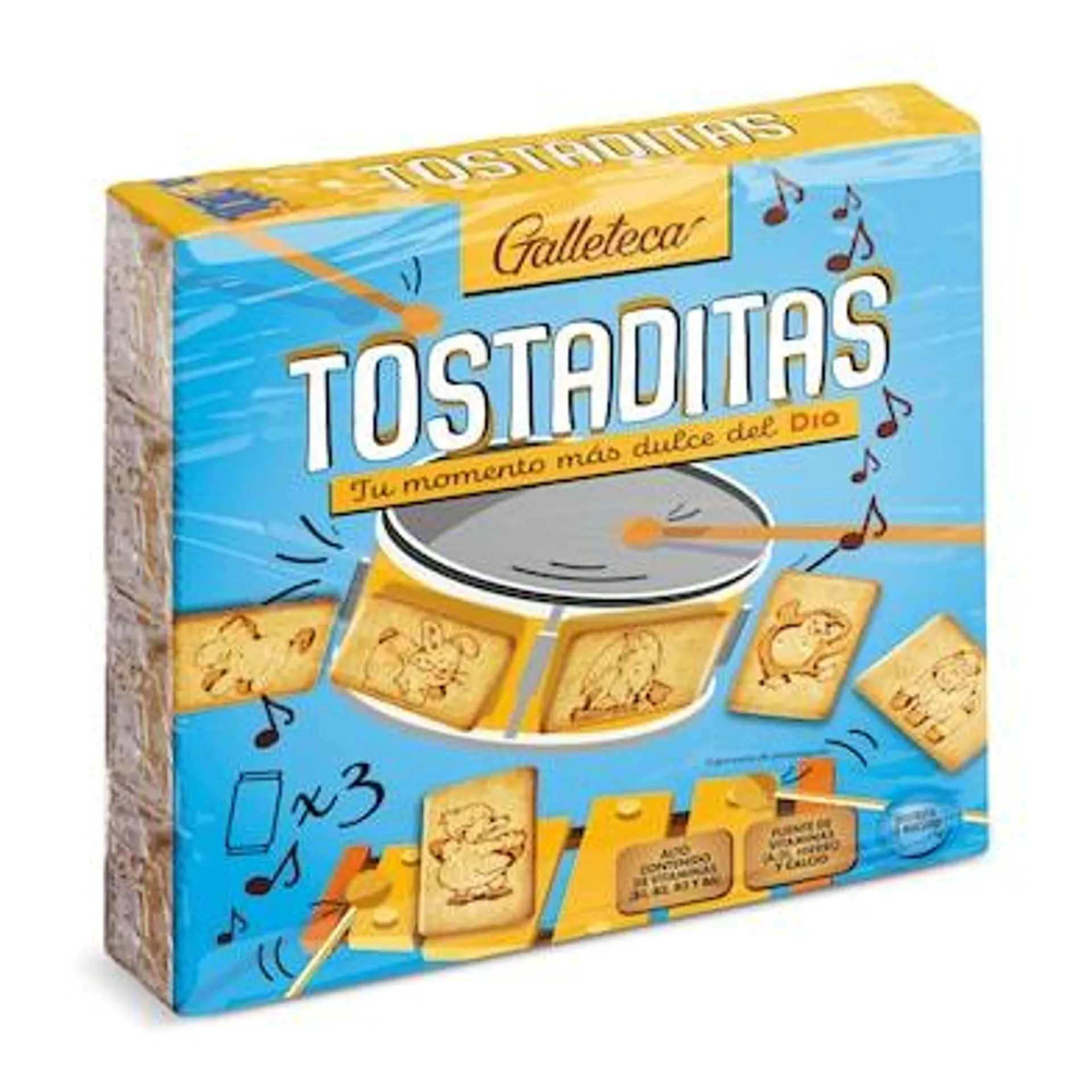 Galletas tostaditas Galleteca de Dia caja 600 g