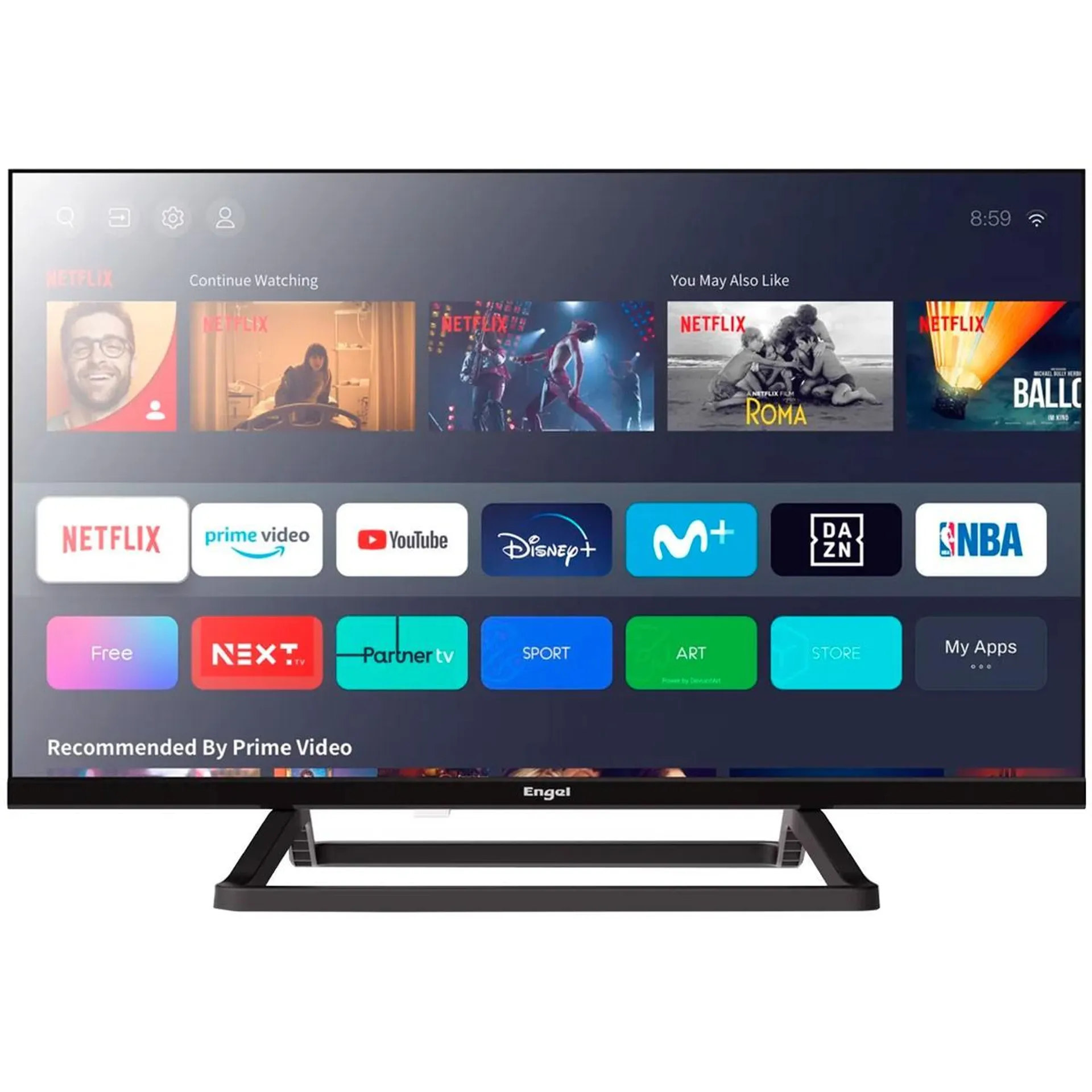 TELEVISOR ENGEL DE 61CM (24'') LE2485SM HD - SMART TV