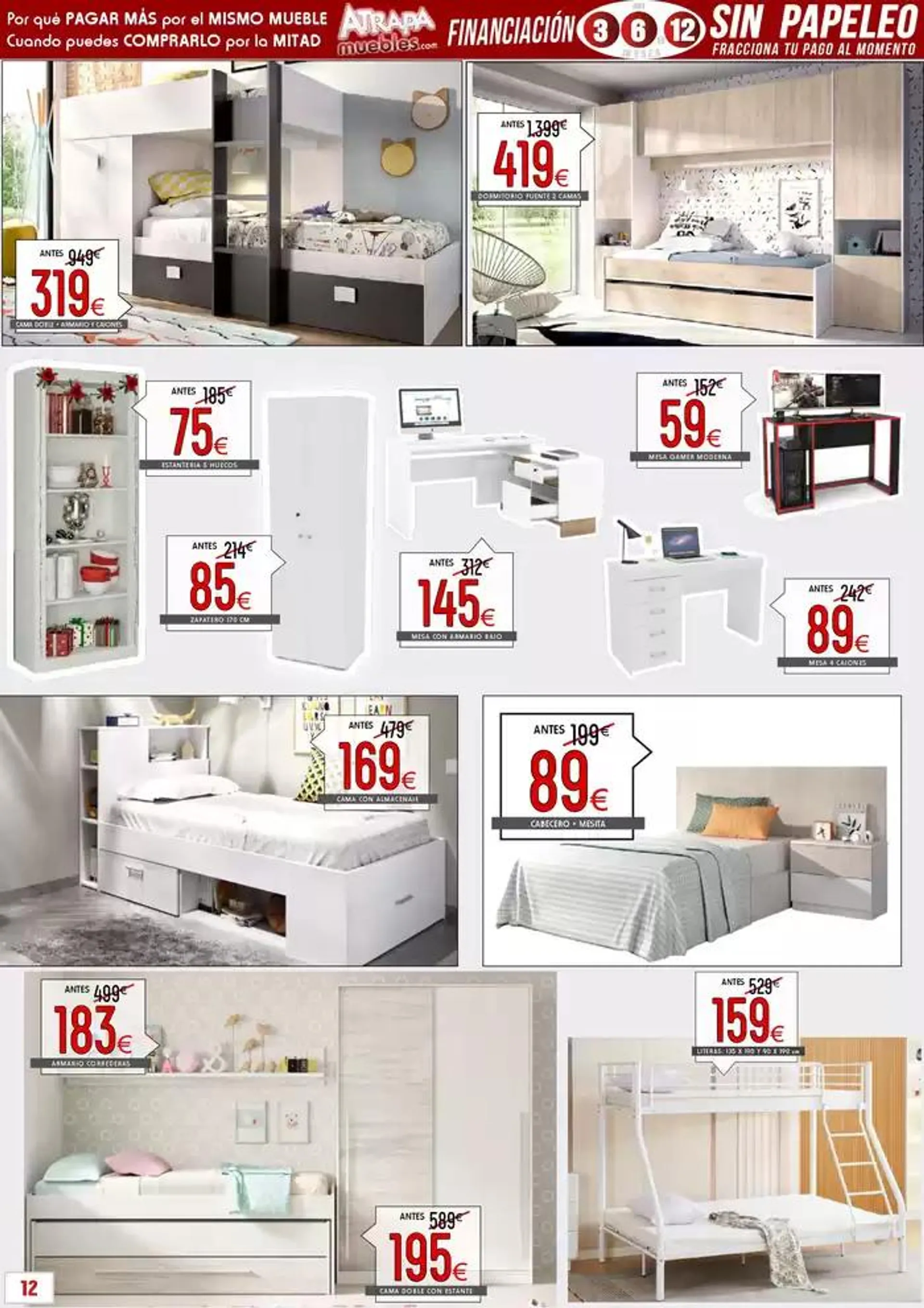 Catálogo de Atrapamuebles. Tu tienda de muebles ONLINE. 26 de abril al 31 de mayo 2025 - Página 12