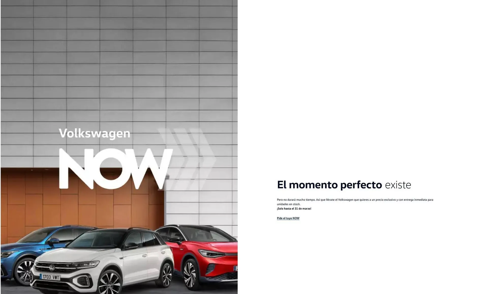 Catálogo de Folleto Volkswagen 20 de marzo al 31 de marzo 2024 - Página 1