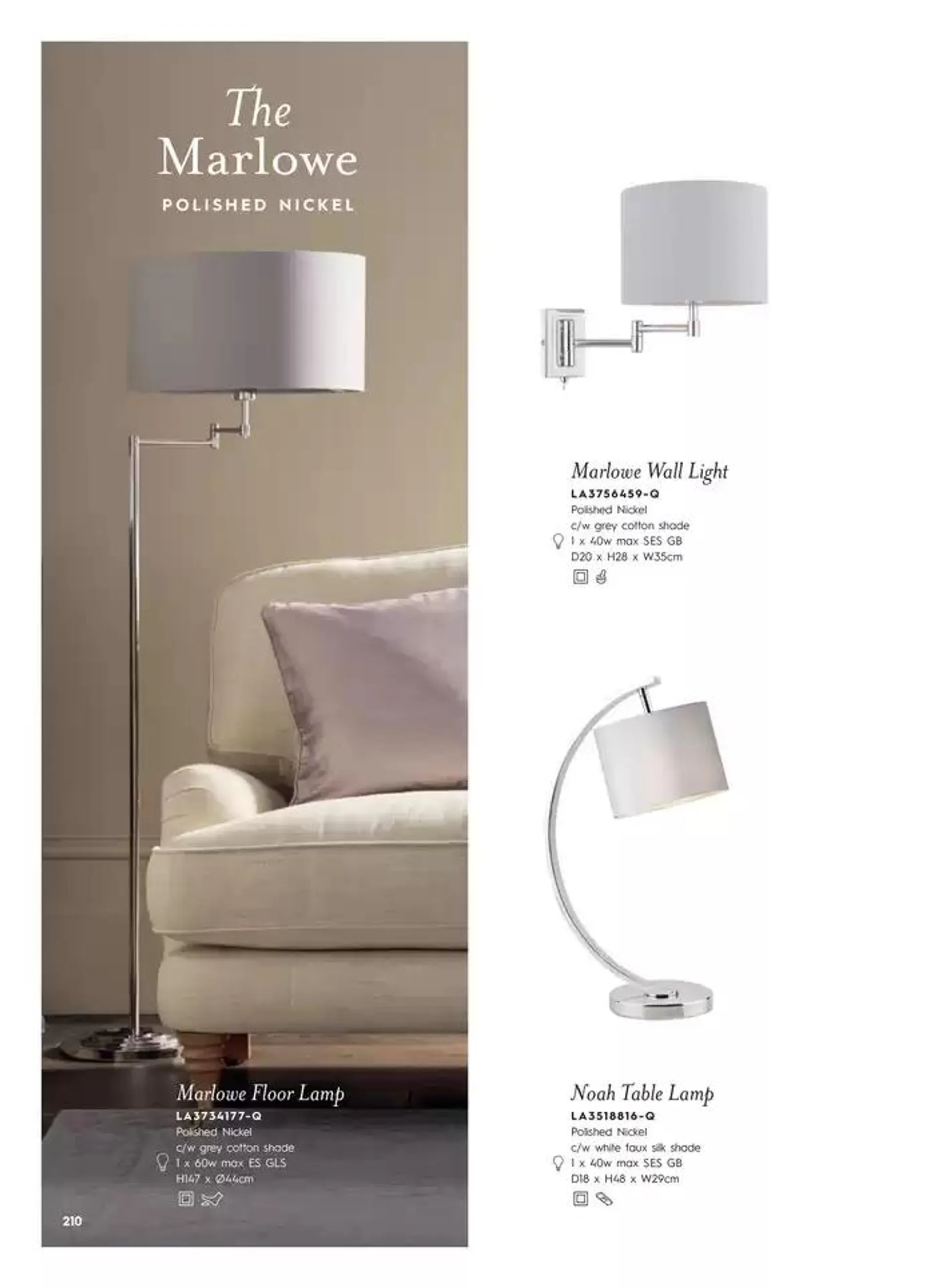 Catálogo de Lighting & Mirror Collection 12 de marzo al 31 de agosto 2025 - Página 212