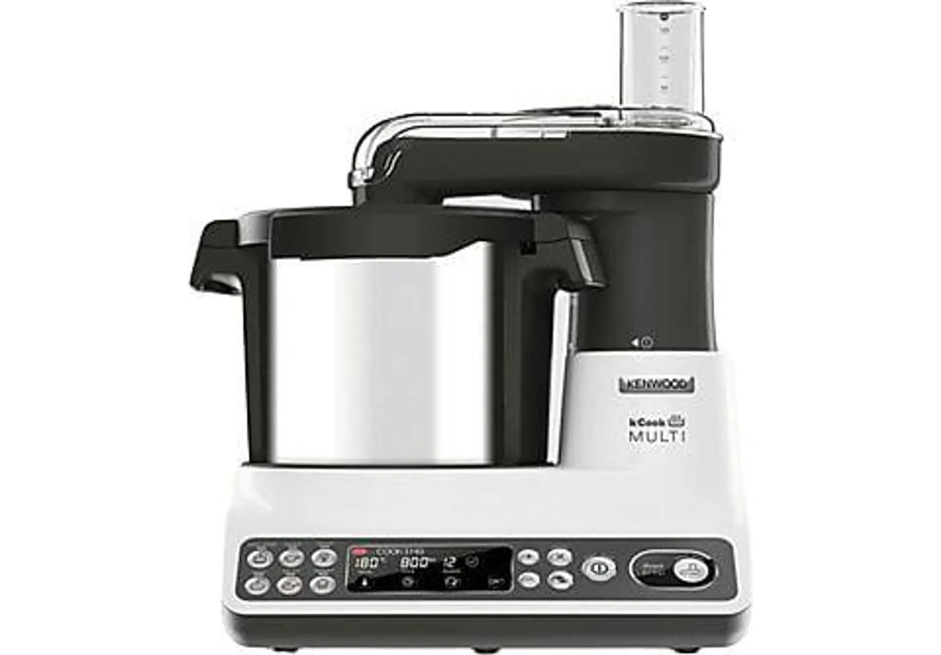 Robot de cocina - Kenwood KCook Multi CCL401WH, 6 Programas, Múltiples accesorios, Blanco