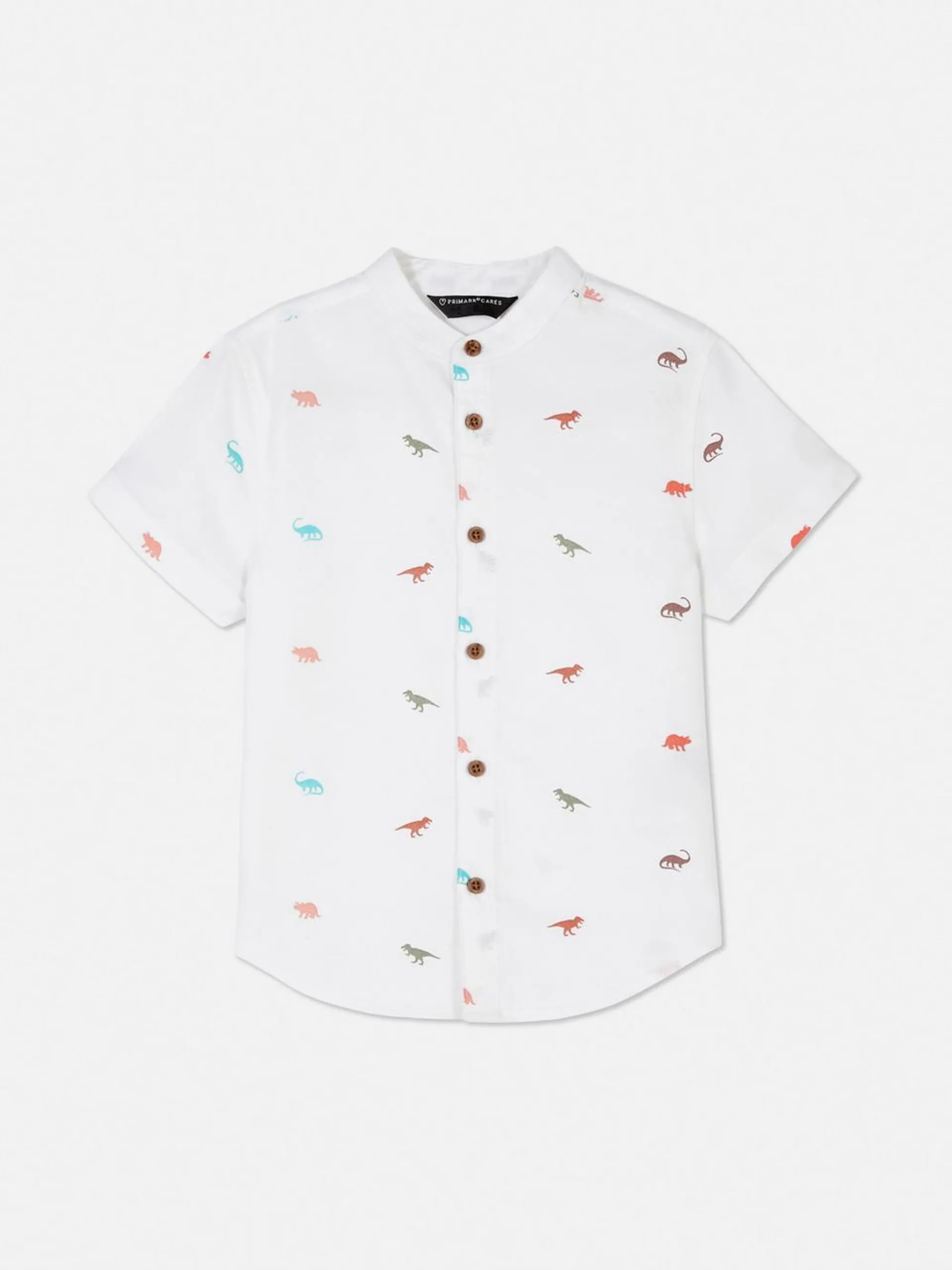 Camisa Oxford de dinosaurios