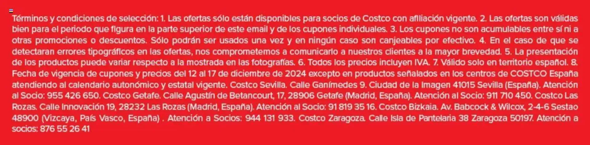 Catálogo de Folleto Costco 12 de diciembre al 17 de diciembre 2024 - Página 12