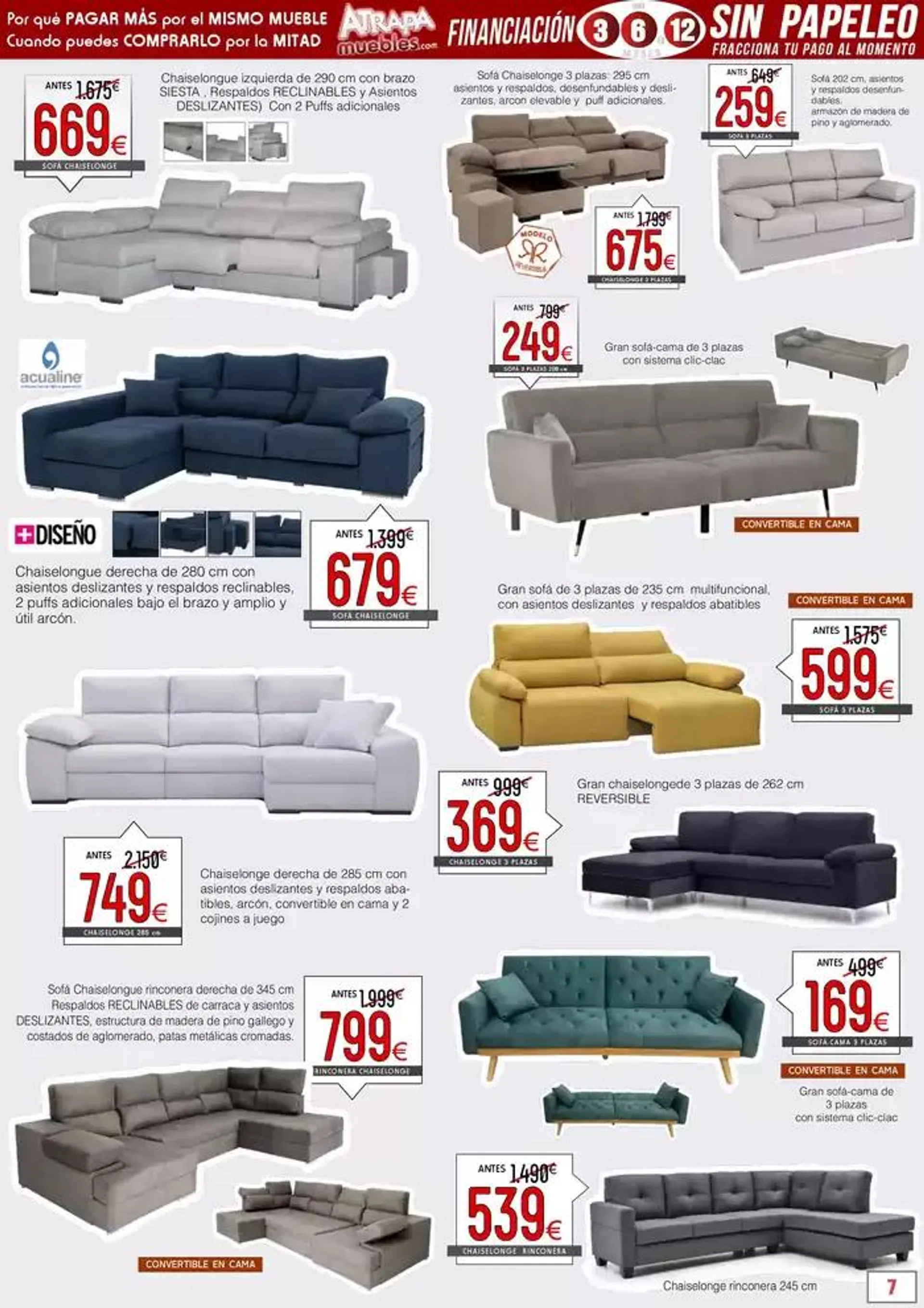 Catálogo de Atrapamuebles. Tu tienda de muebles ONLINE. 26 de abril al 31 de mayo 2025 - Página 7