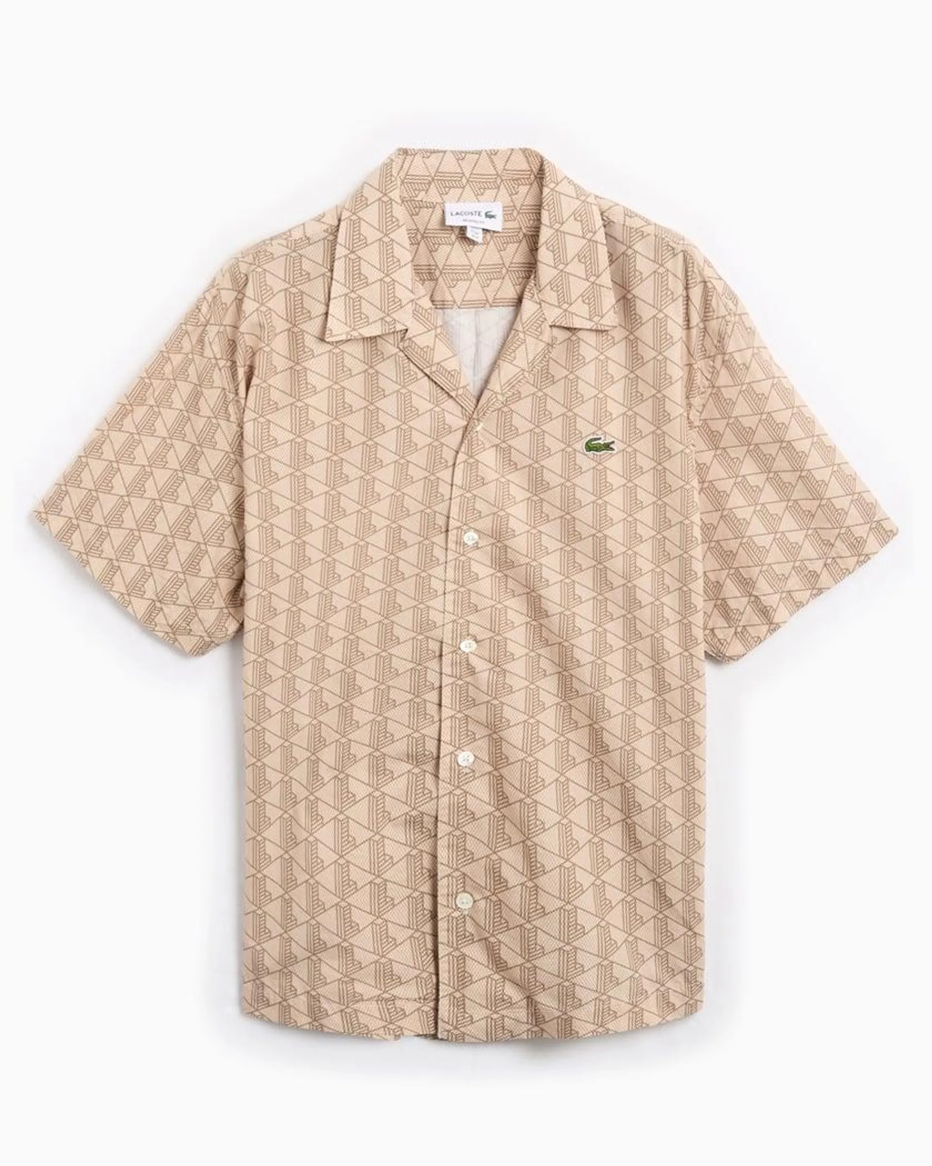 Lacoste Men's Monogram Short Sleeve Shirt