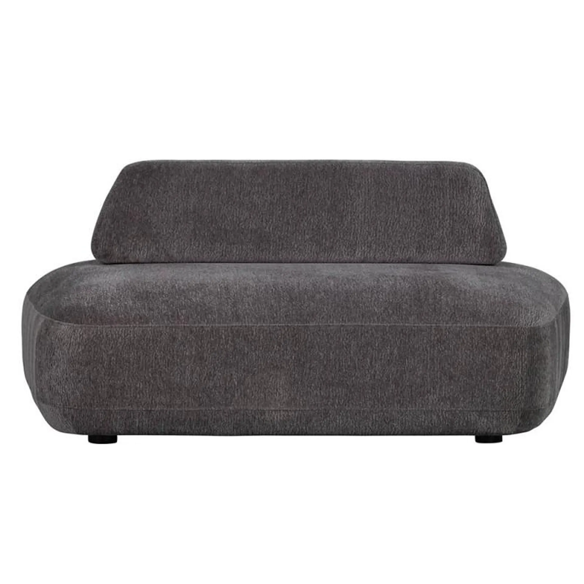 Sillón con respaldo móvil Sterck, negro