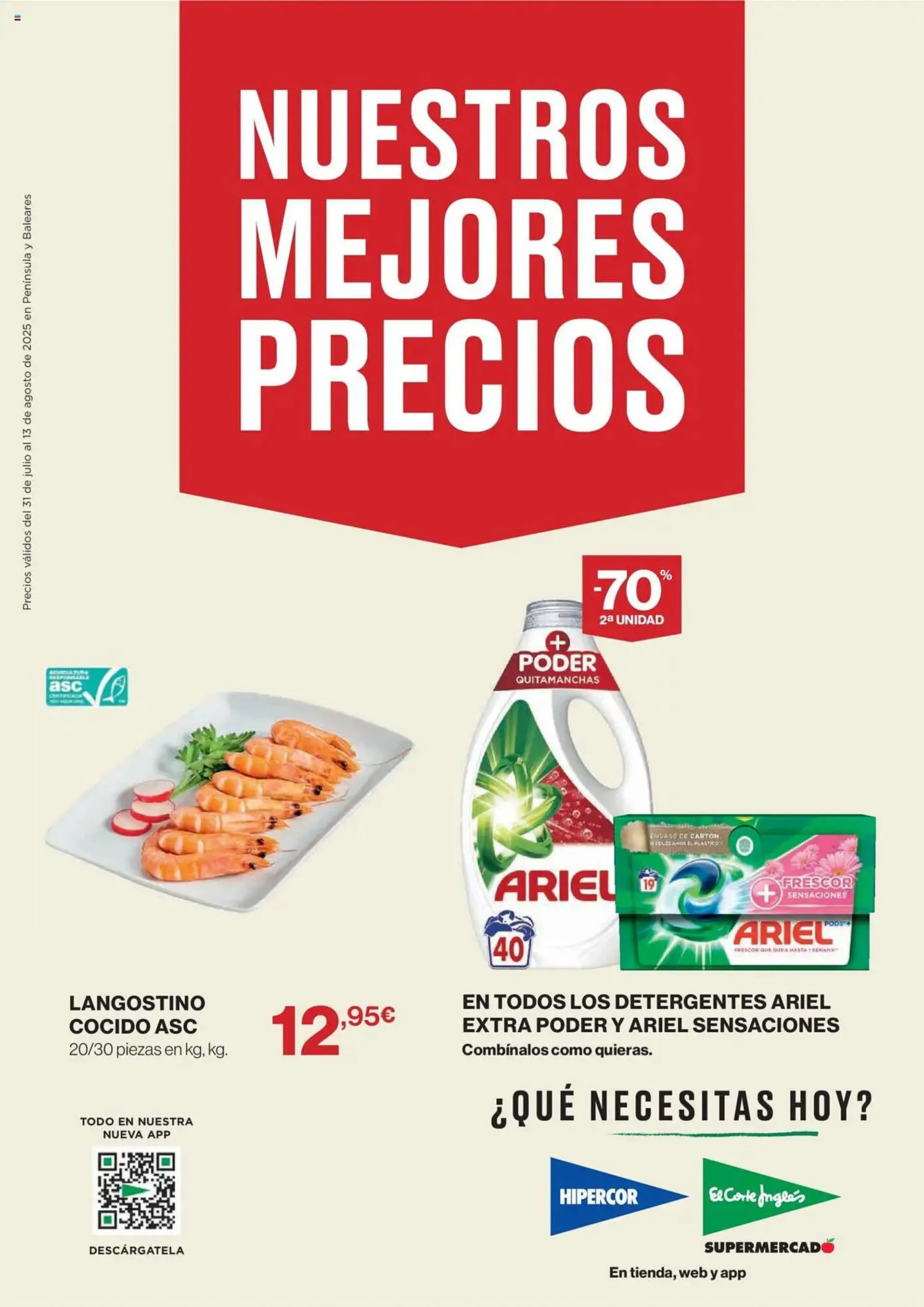 Catálogo de Folleto El Corte Inglés 31 de julio al 13 de agosto 2025 - Página 1
