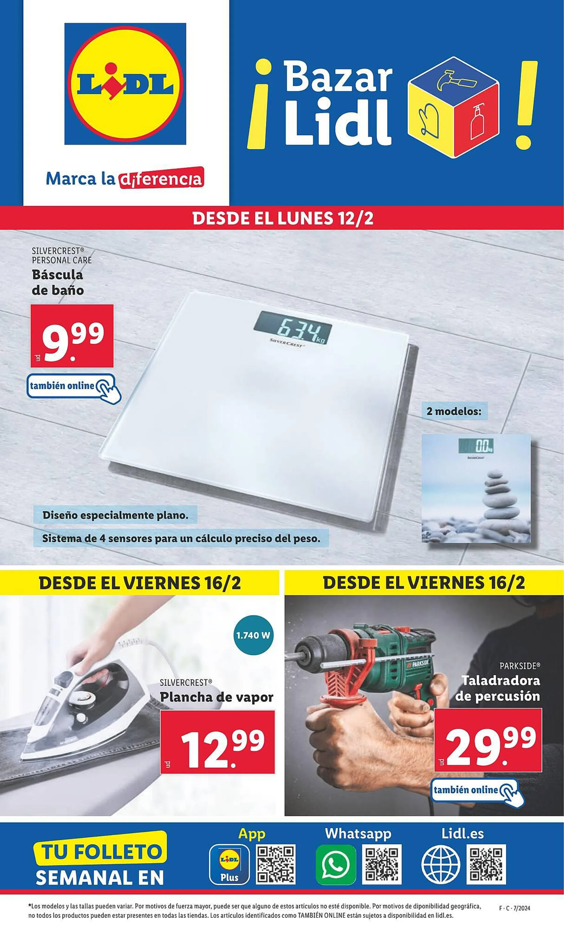 Catálogo de Folleto Lidl 12 de febrero al 18 de febrero 2024 - Página 1