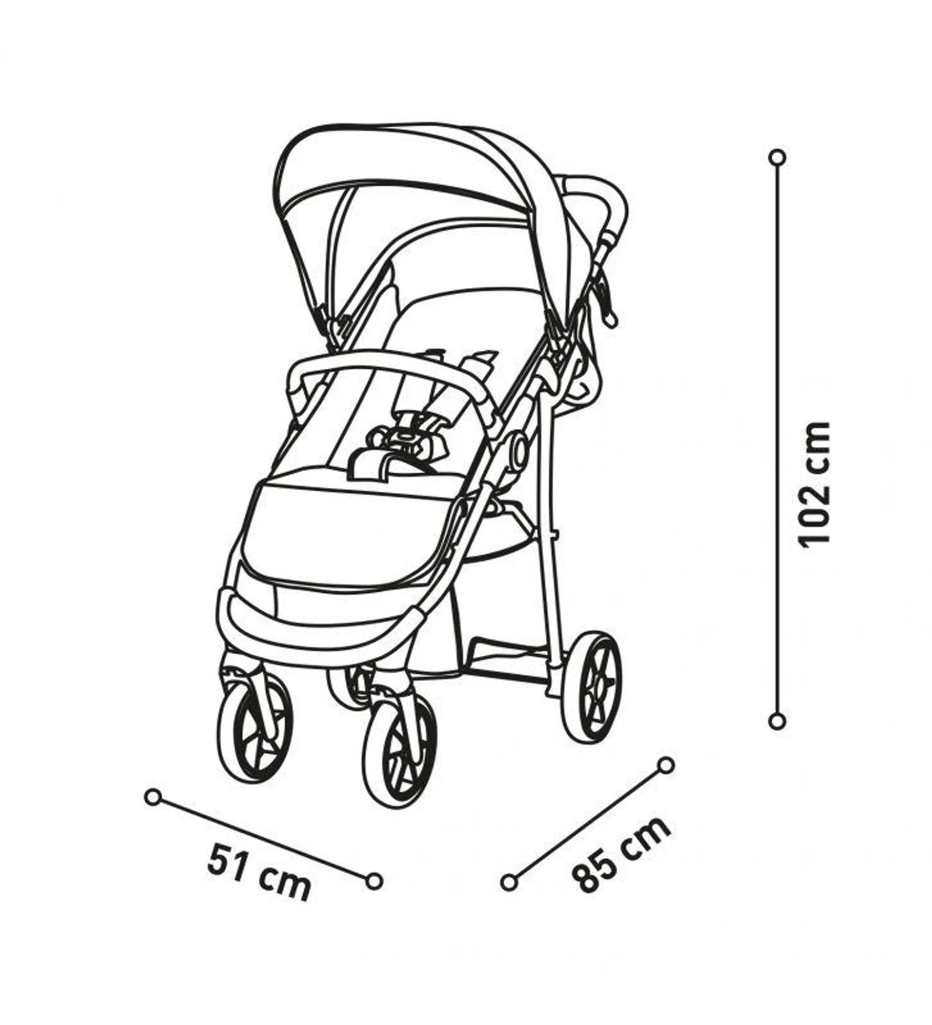 Travel System Oslo 2 Gris