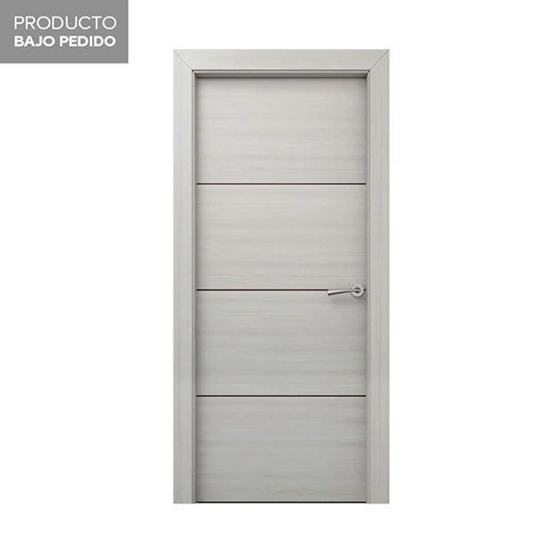 Puerta hércules blanco decapé izquierda 203 x 62,5 cm