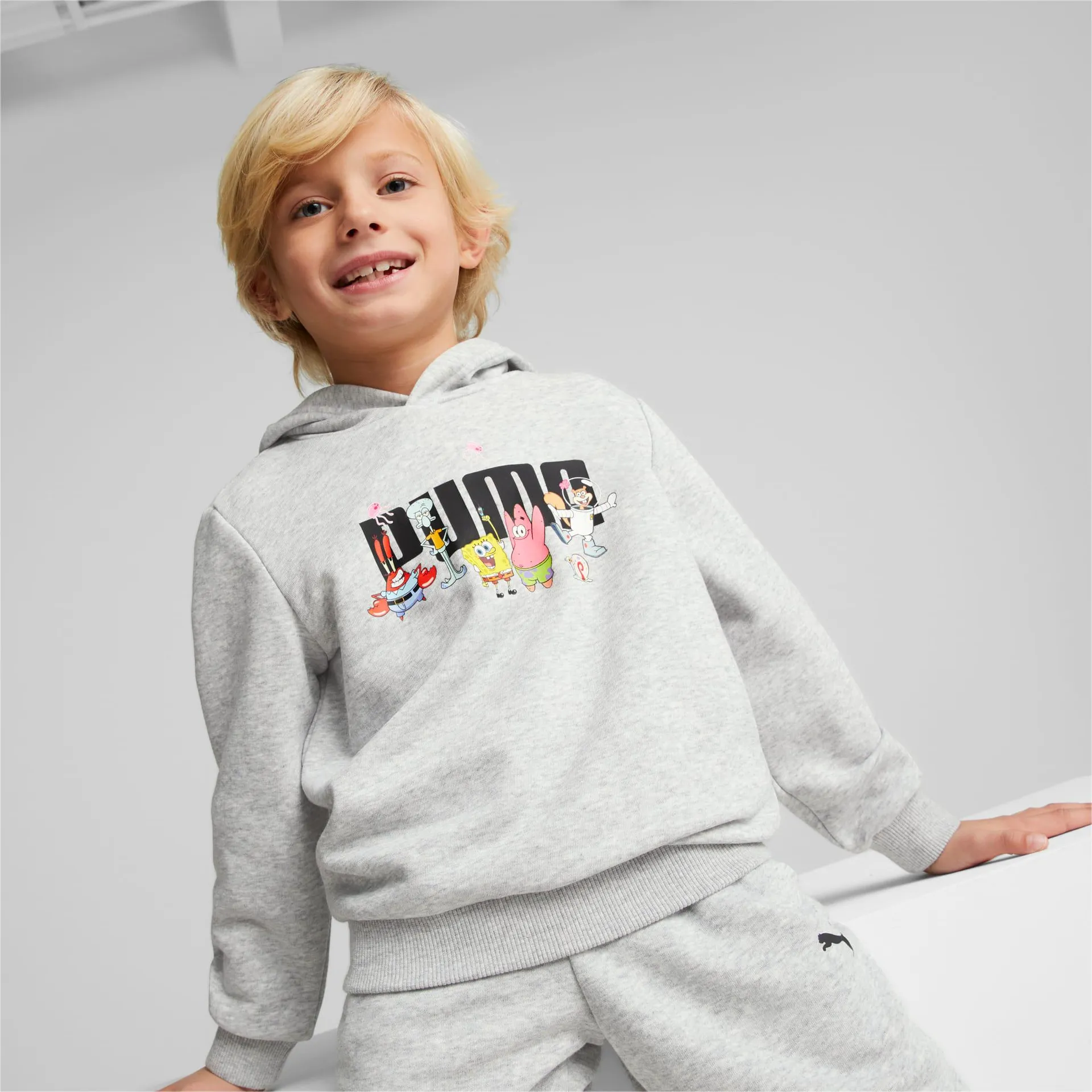 Sudadera con capucha PUMA x SPONGEBOB para niños