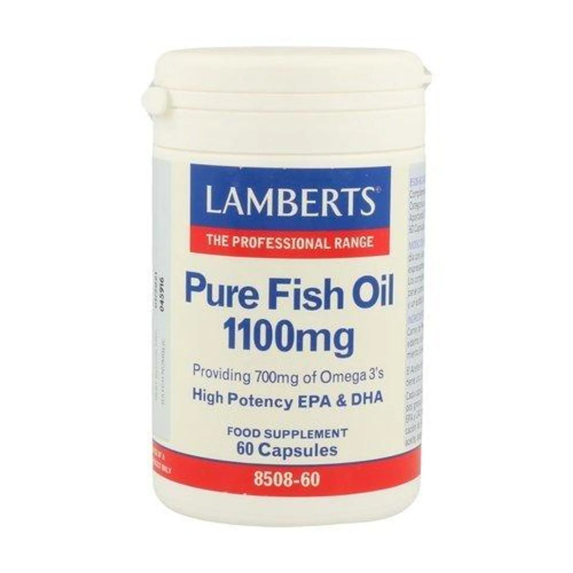 Aceite de Pescado Puro 1100 mg con 700 mg de Omega 3 – Lamberts