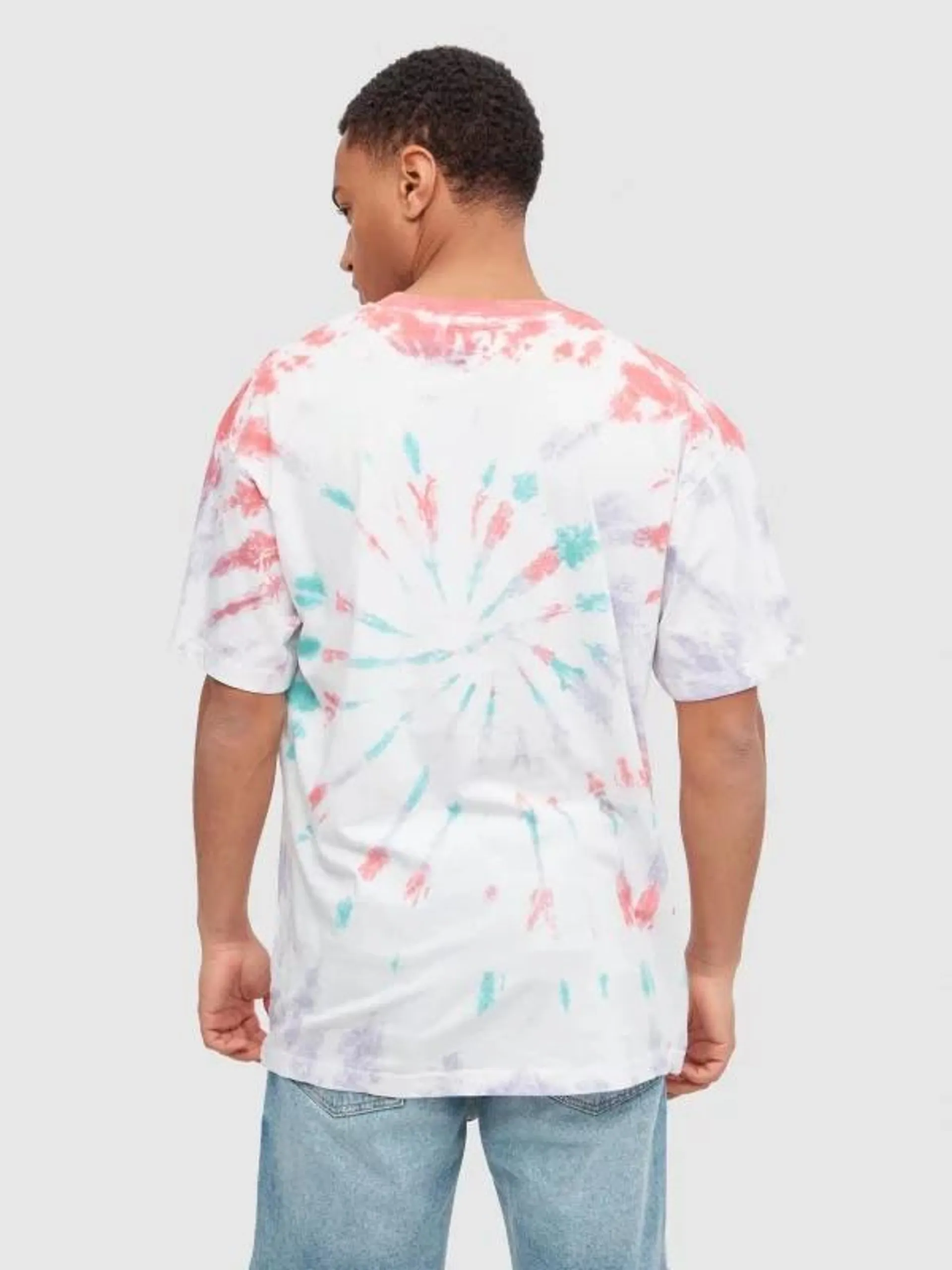 Camiseta tie dye multicolor