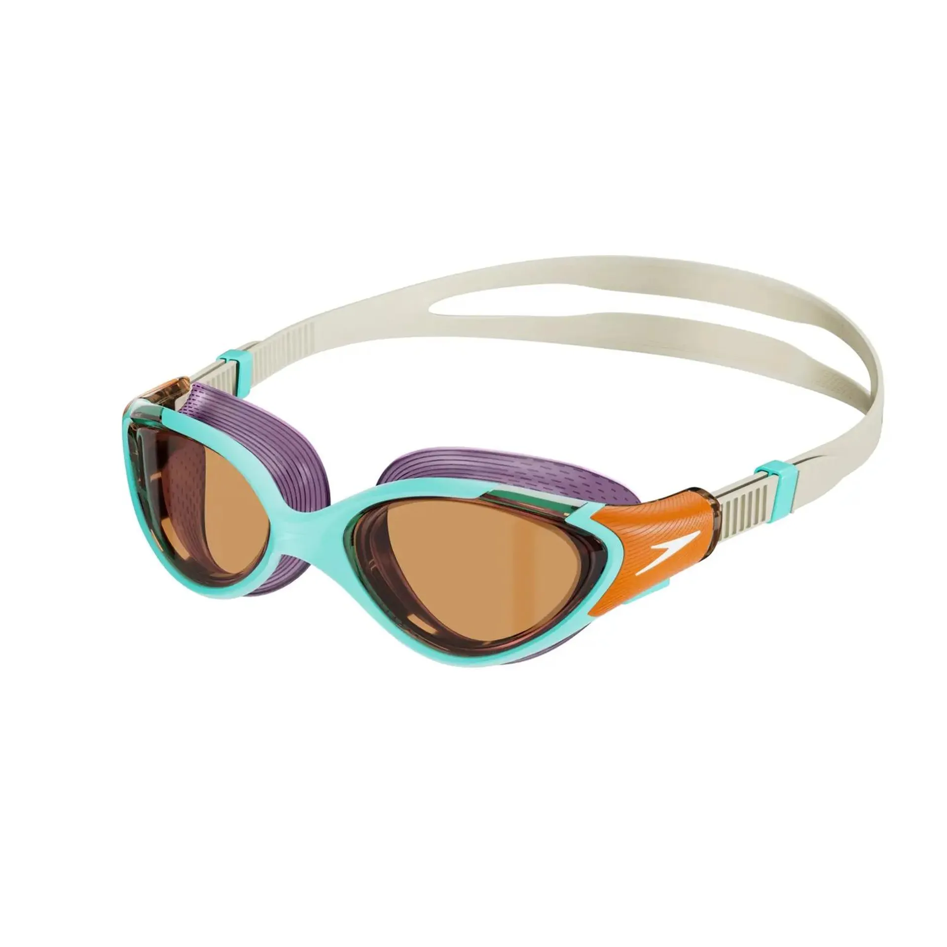 Gafas de natación Biofuse 2.0 para mujer, azul/naranja