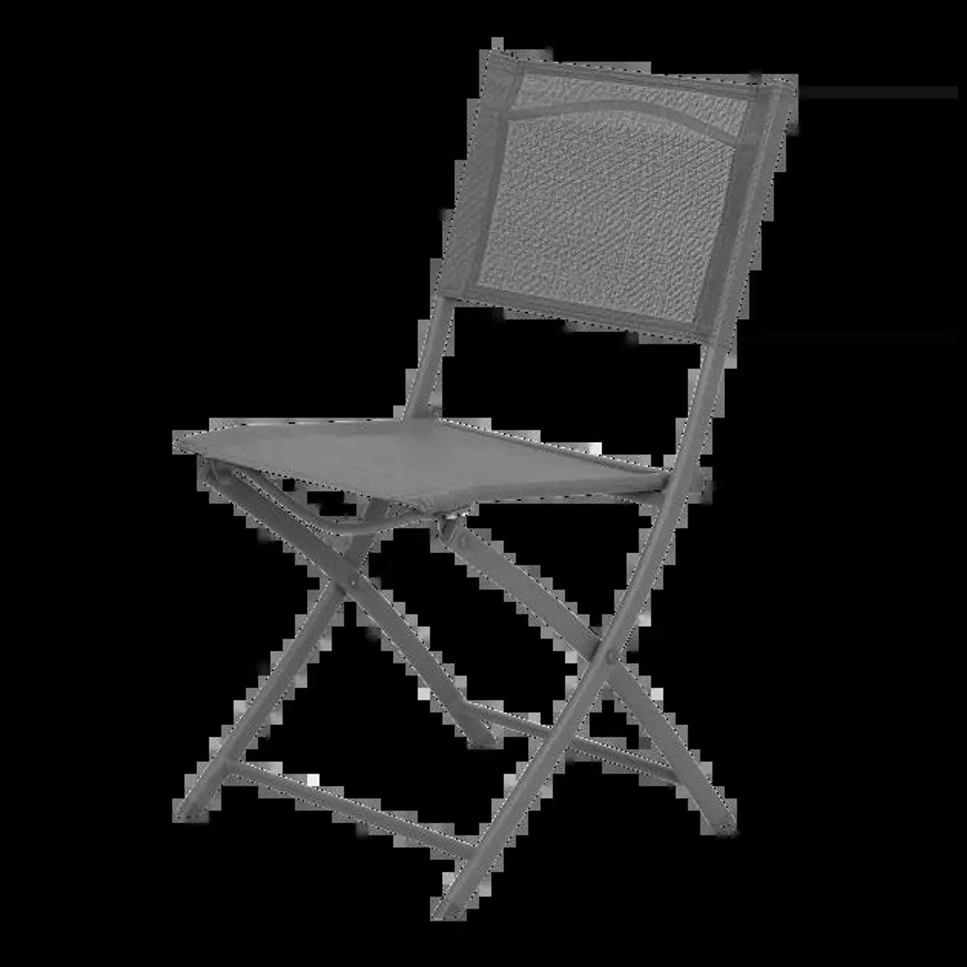 Silla plegable de jardín gris 70cm Saba