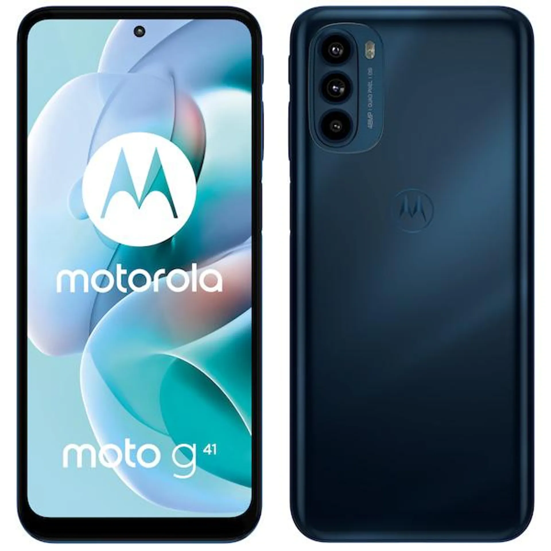 MOTOROLA Smartphone moto g41, pantalla FHD+ de 16,33 cm (6,43"), sistema operativo Android™ 11, memoria interna de 128 GB, 6 GB de RAM, procesador Octa-Core, Color: Negro Meteorito