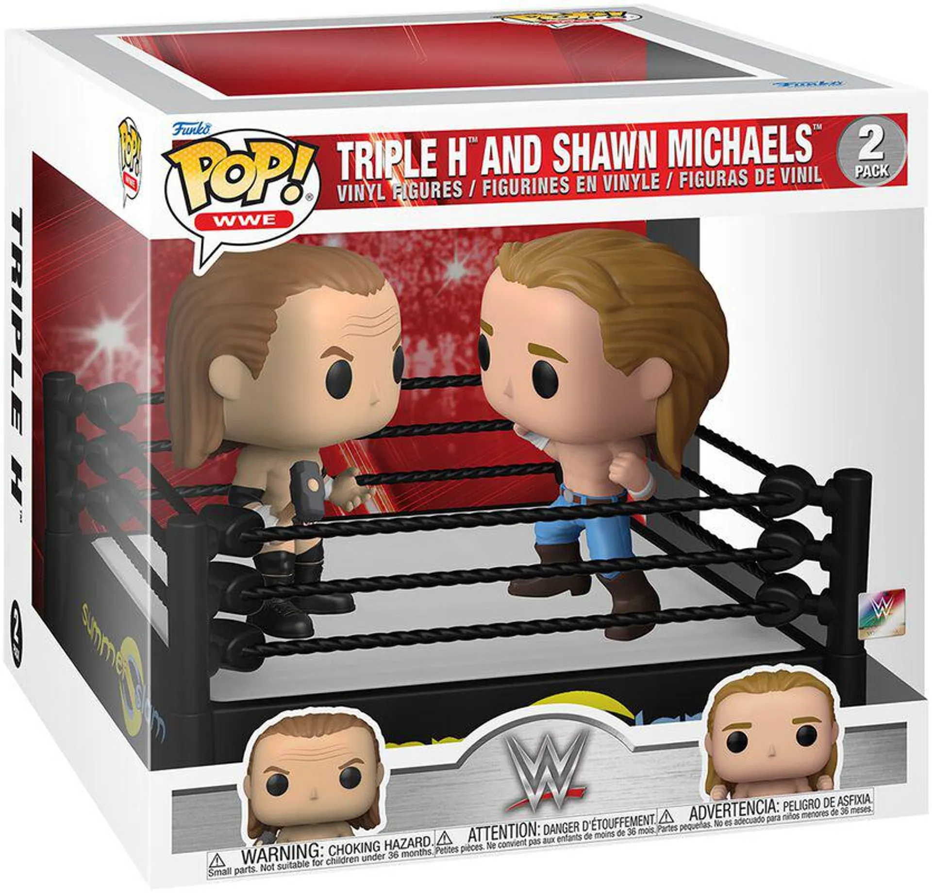 "Figura vinilo Triple H and Shawn Michaels (Pop! Moment)" ¡Funko Pop! de WWE