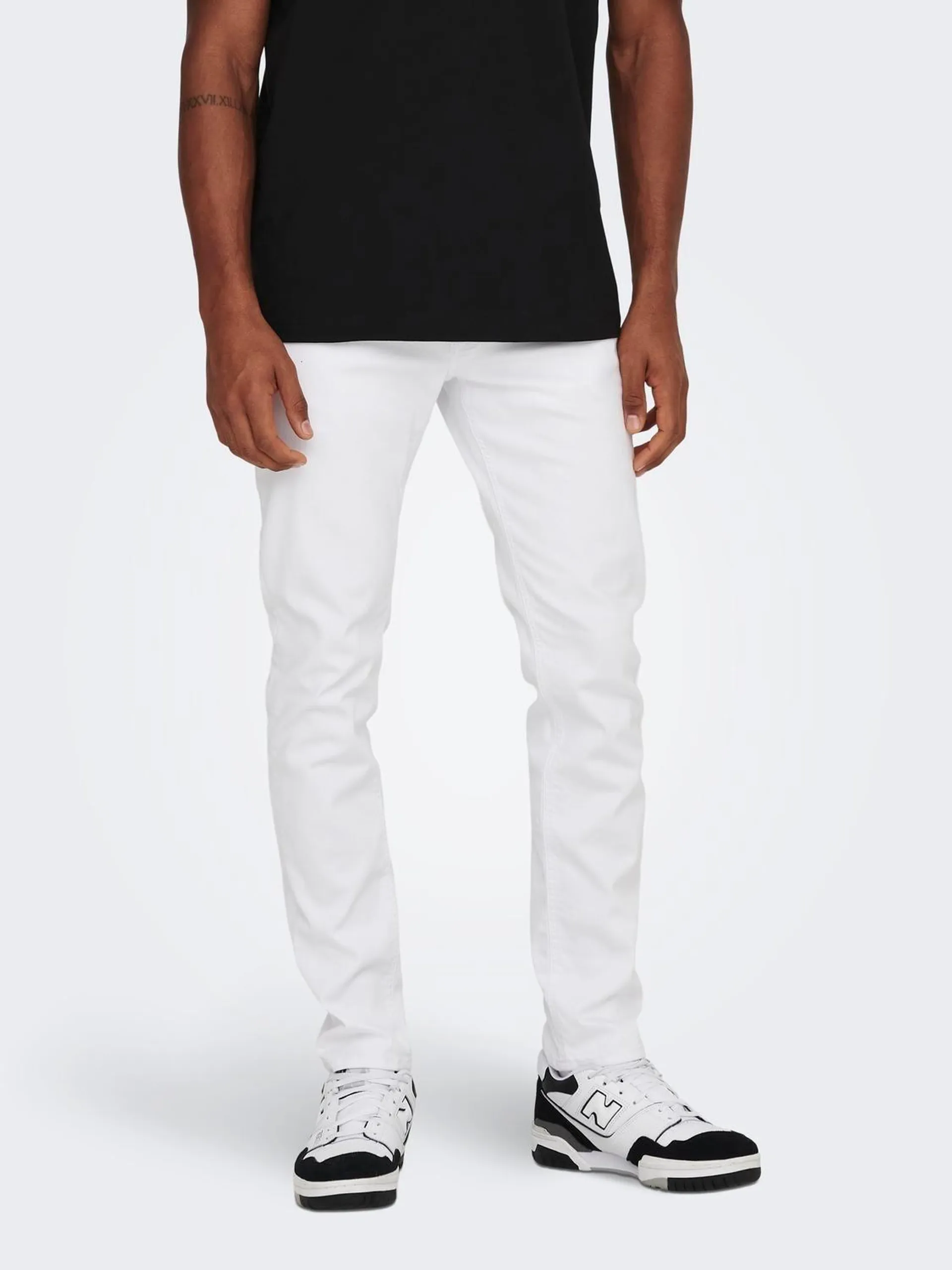 ONSLoom Slim White Denim Jeans