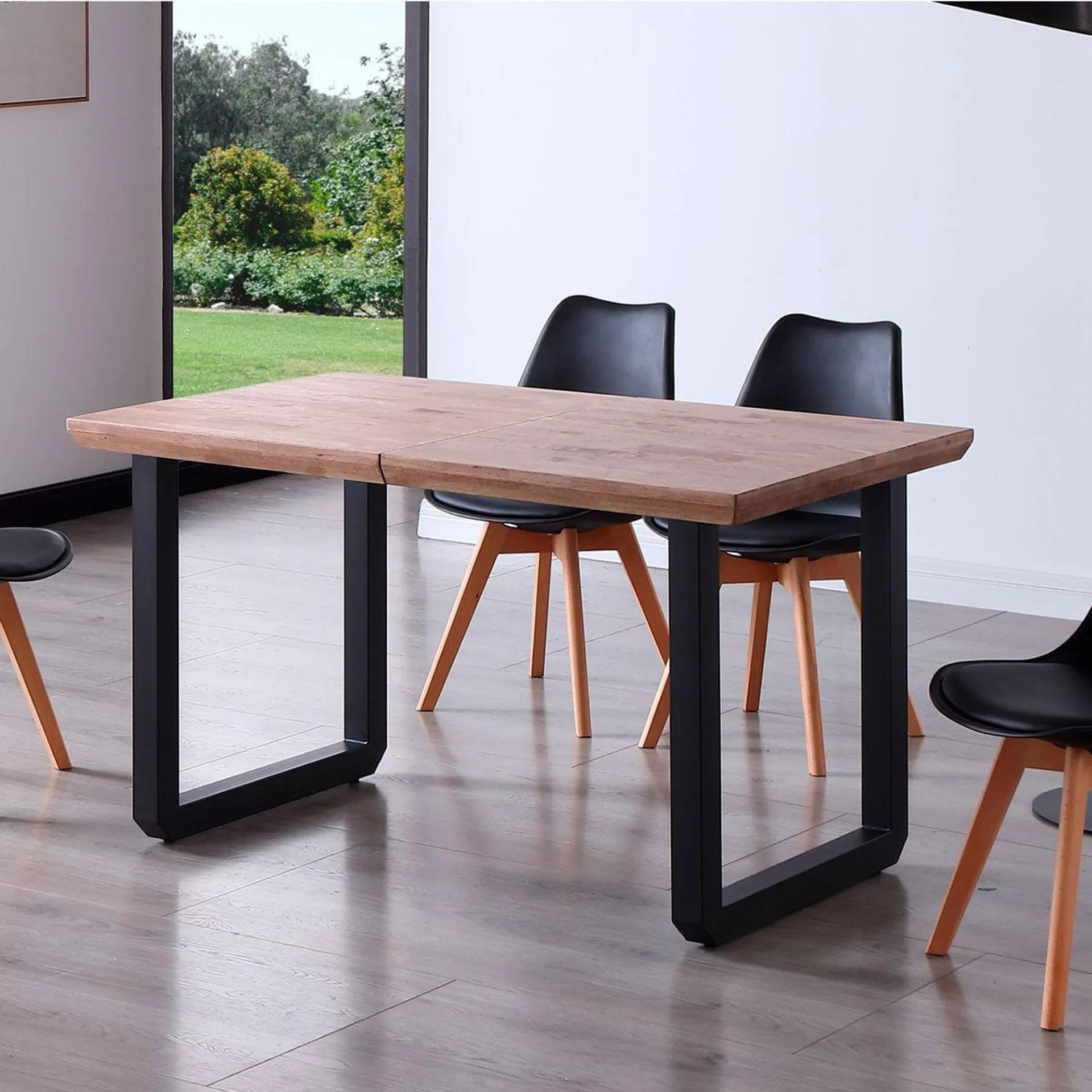 Mesa de comedor extensible Roma 77x140x80 cm