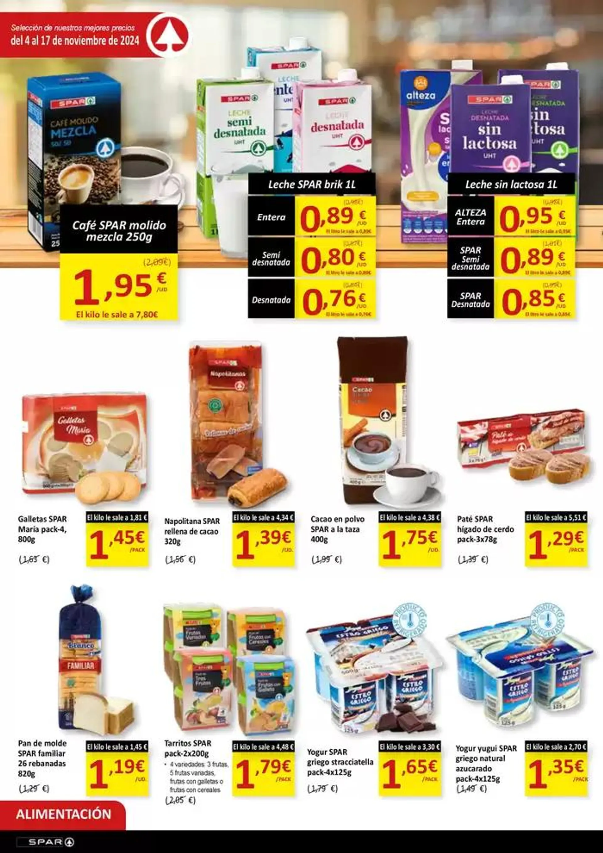 Catálogo de SPAR ofertas 1ª quincena noviembre 4 de noviembre al 17 de noviembre 2024 - Página 4