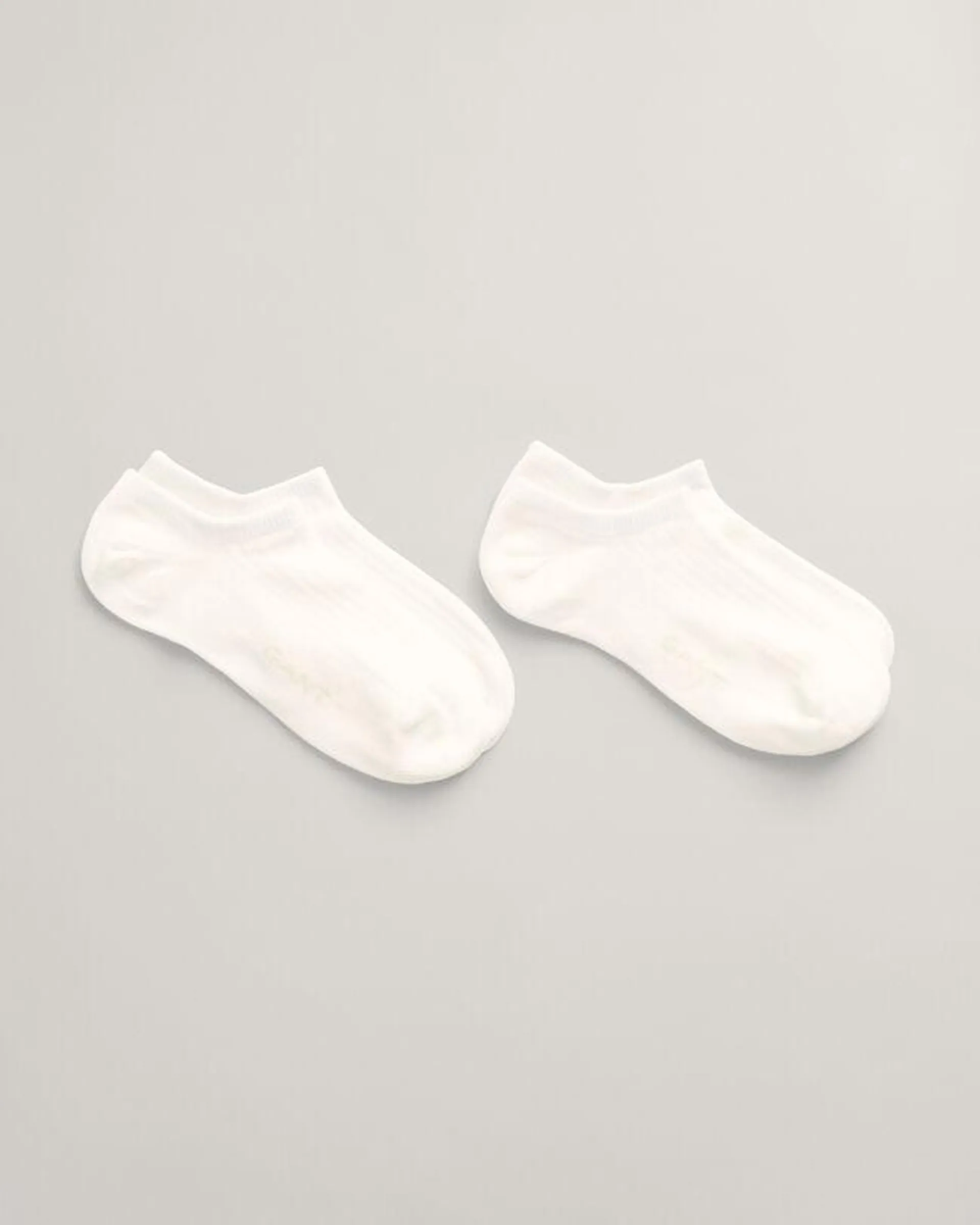 Paquete de dos pares de calcetines bajos acanalados de lyocell