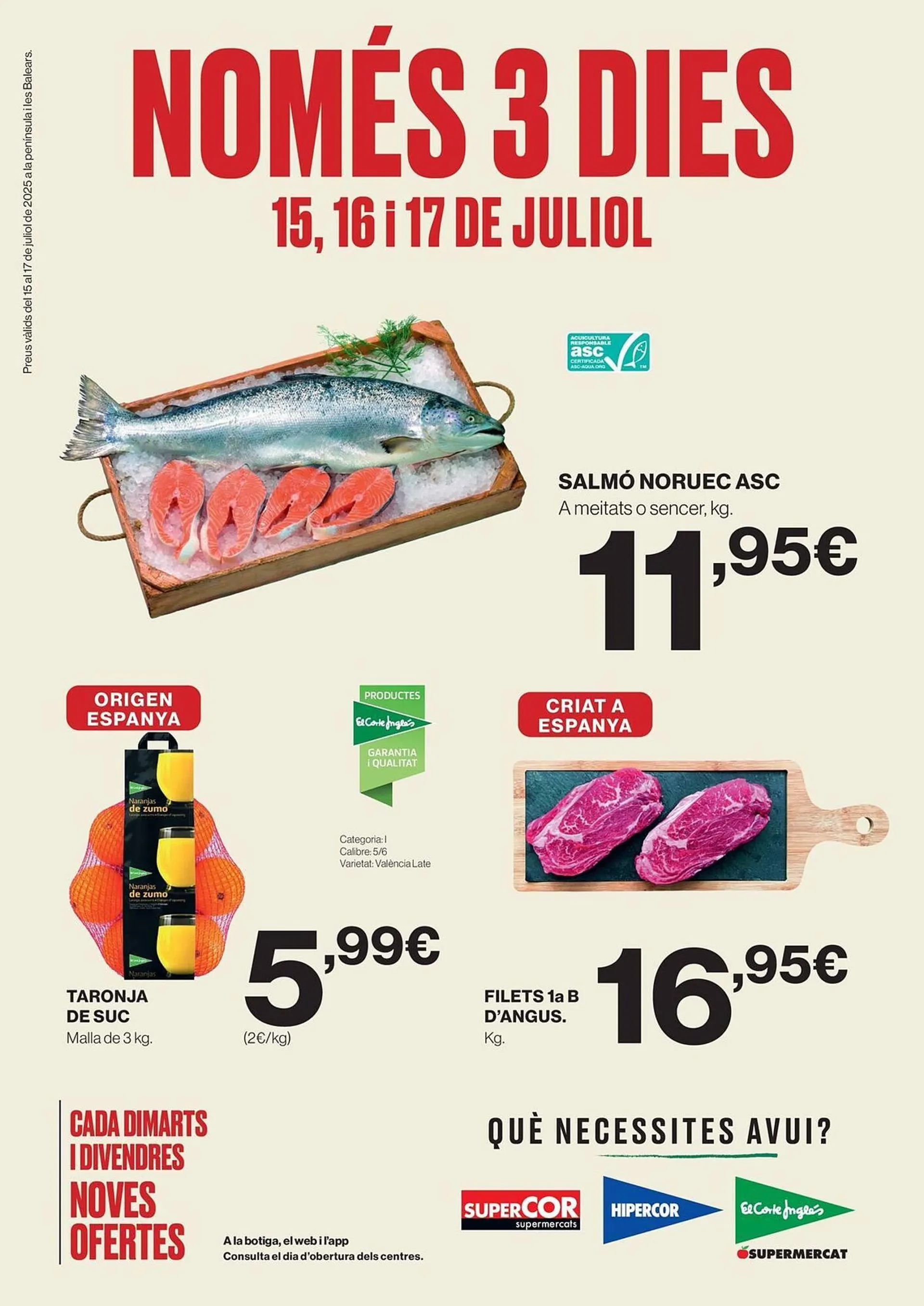 Catálogo de Folleto El Corte Inglés 15 de julio al 17 de julio 2025 - Página 1