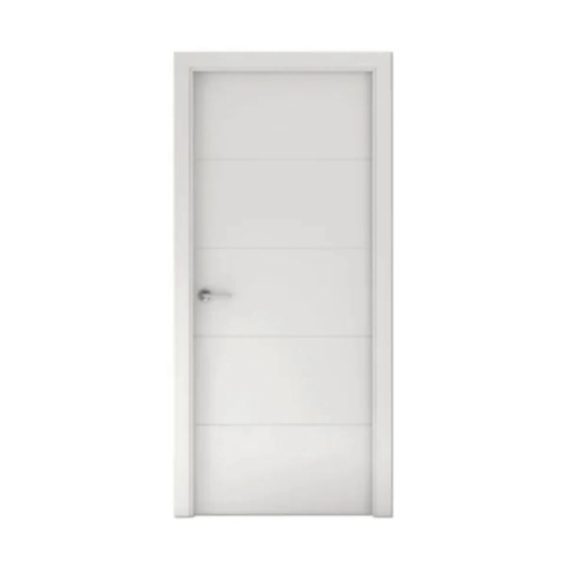 Puerta ONS blanco izquierda con tapajuntas 203x72,5 cm