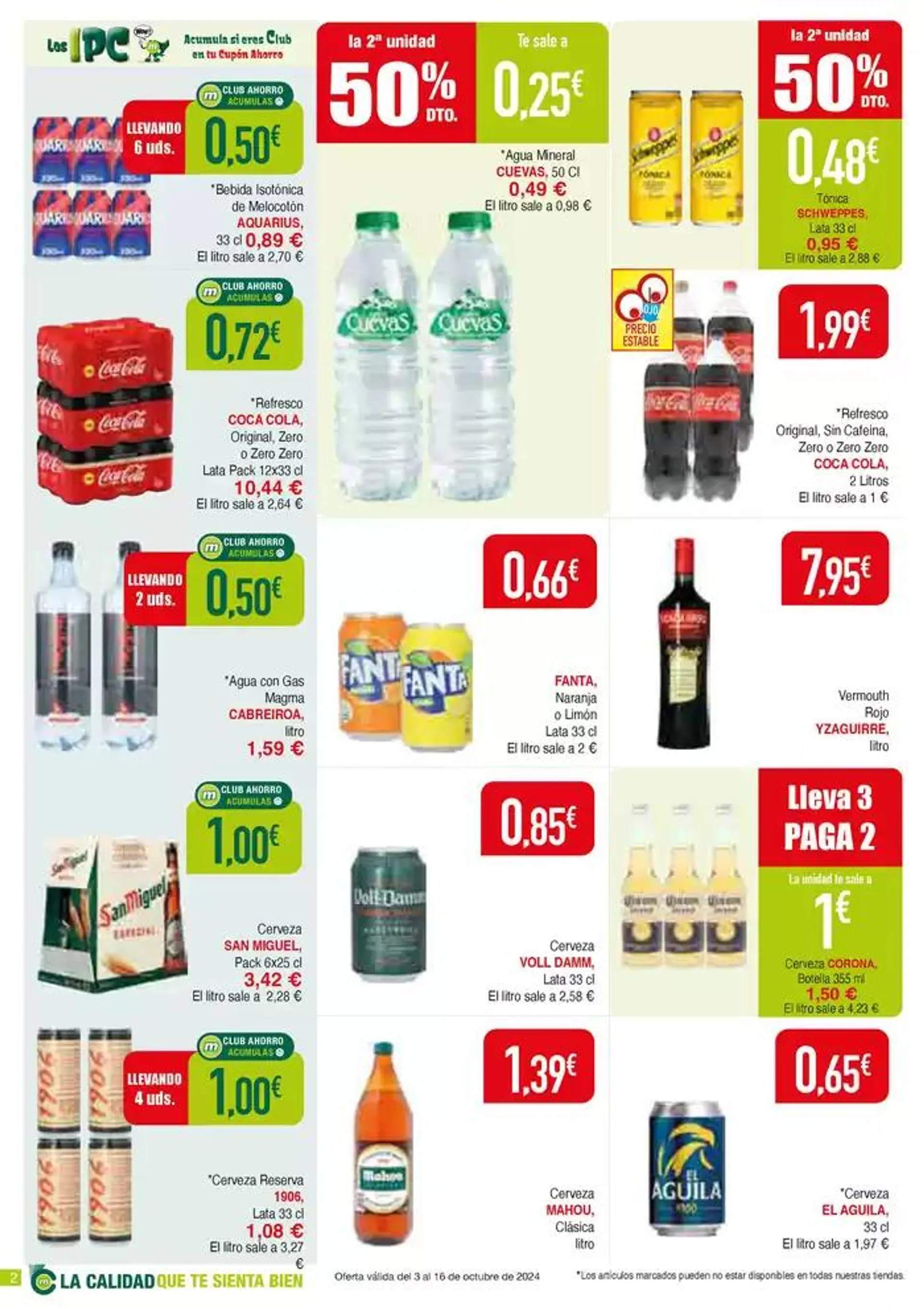 Catálogo de Ofertas folleto mYm supermercados 9 de octubre al 16 de octubre 2024 - Página 2