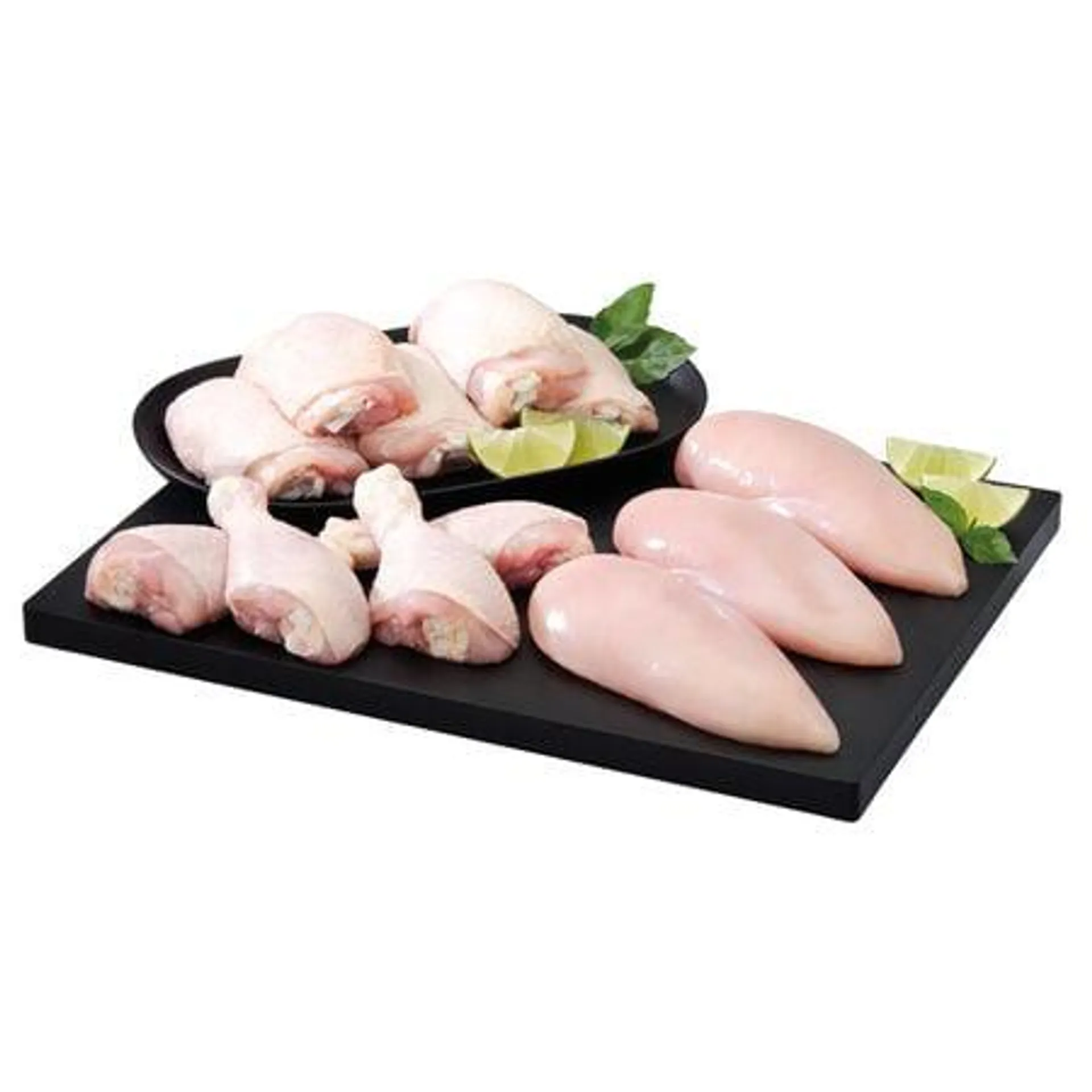 LOTE 1 kg de pechugas + 1 kg de jamoncitos + 1 kg de contramuslos de pollo