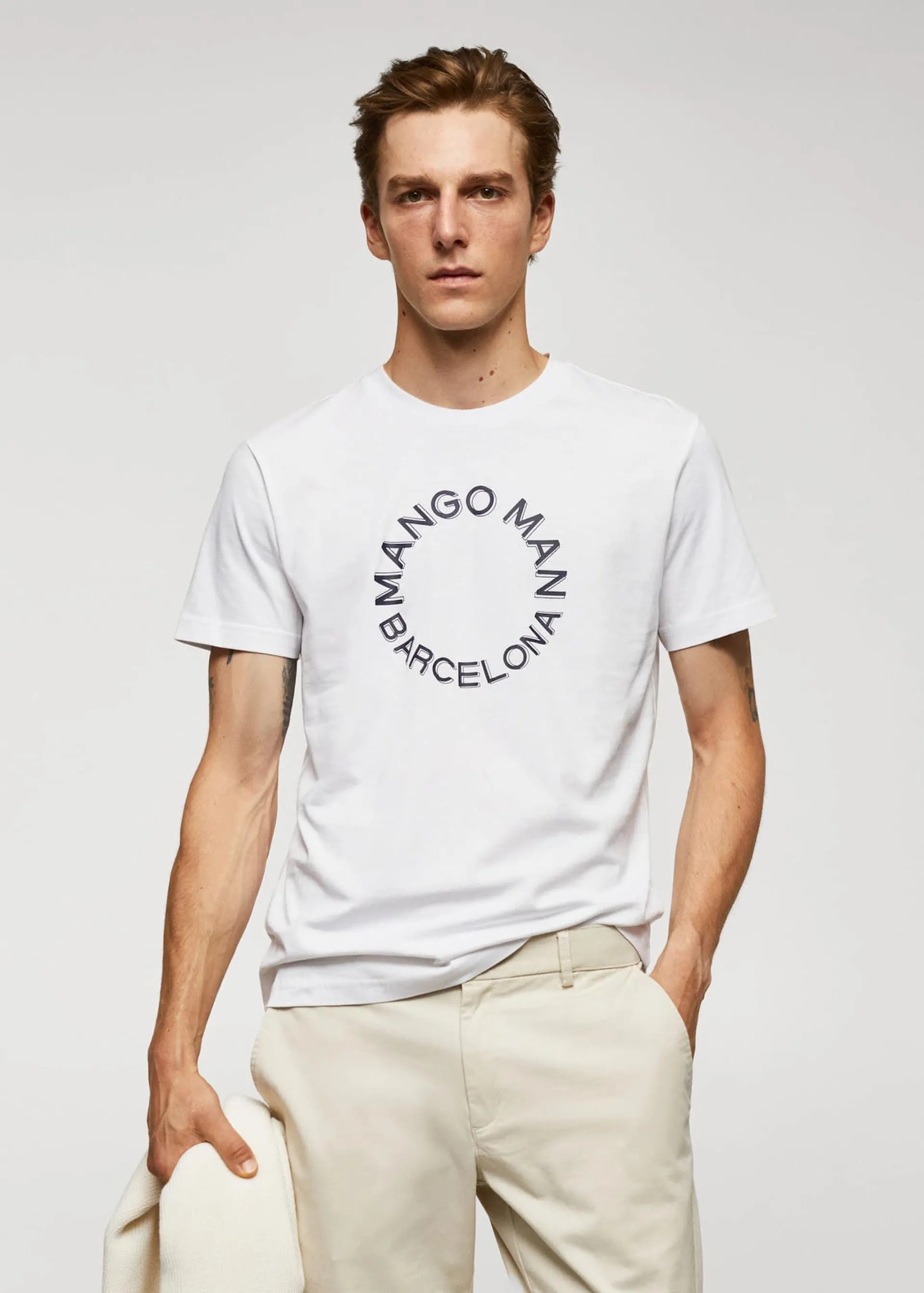 Camiseta logo 100% algodón