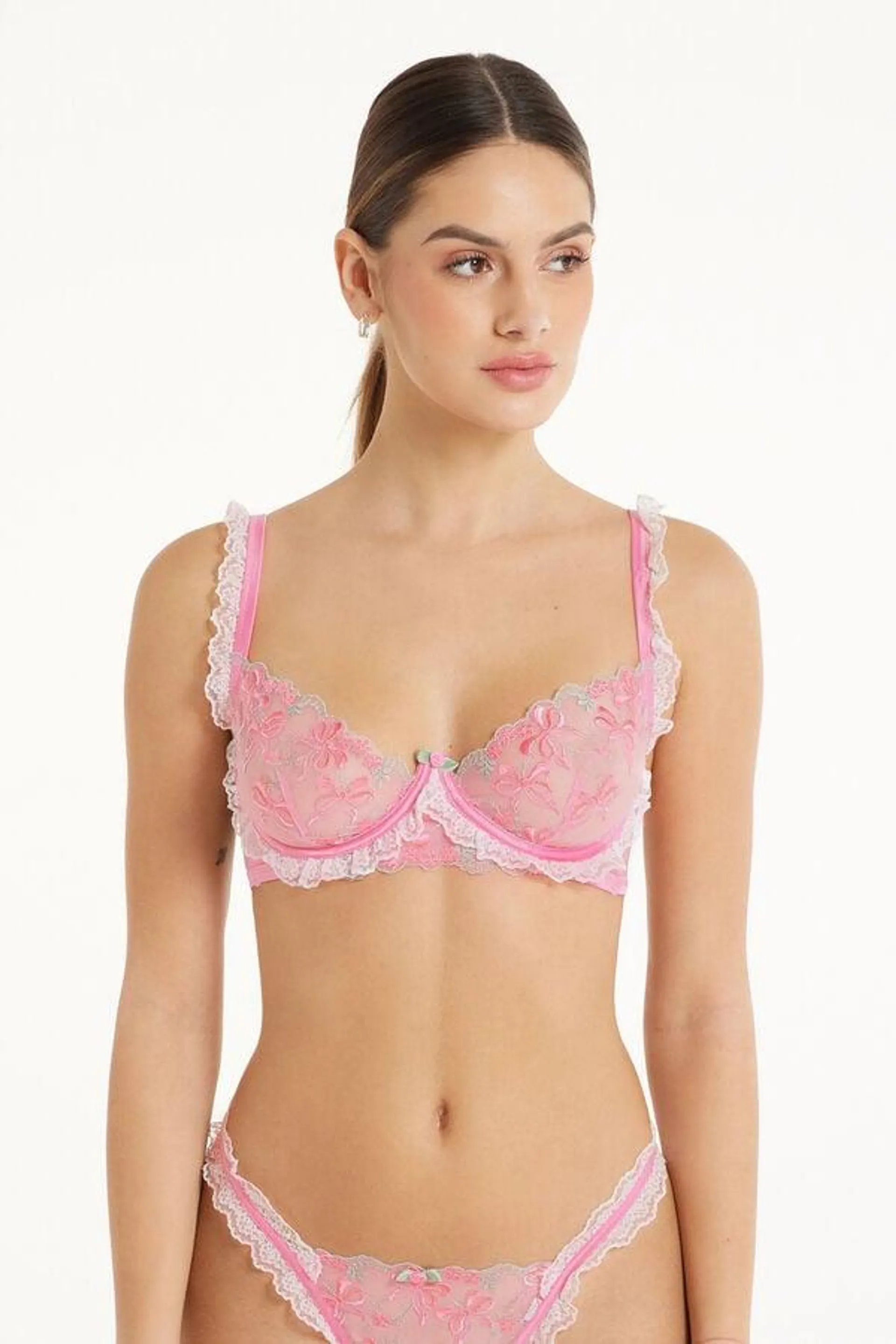 Sujetador Balconette Paris Pink Candy Lace