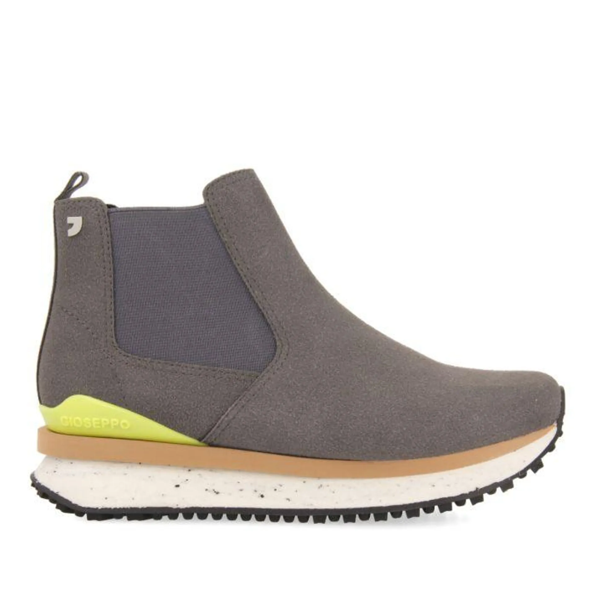 Nothum women's grey chelsea boot-style sneakers with colourful accents