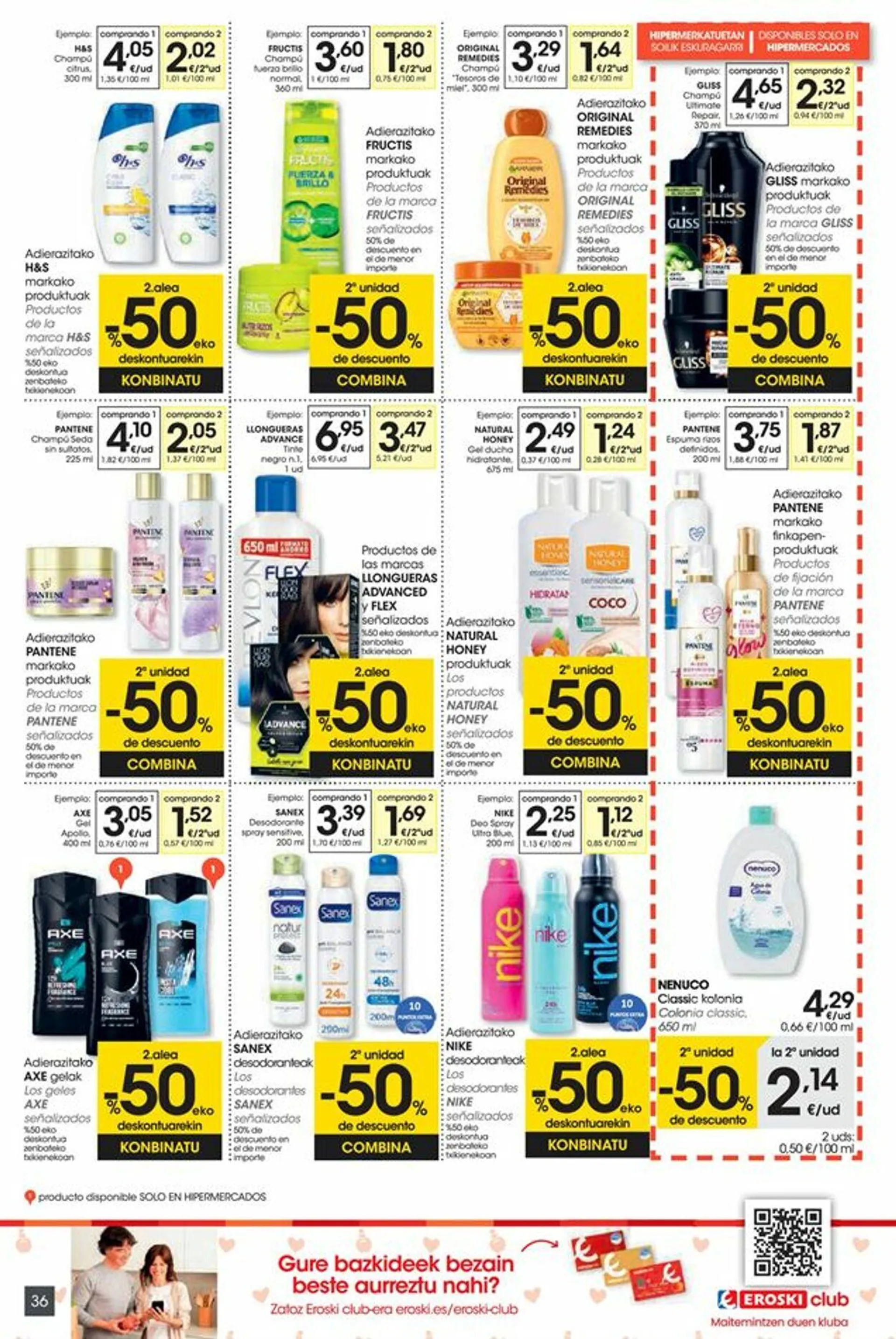 Catálogo de Eroski Oferta actual 13 de mayo al 27 de mayo 2025 - Página 36