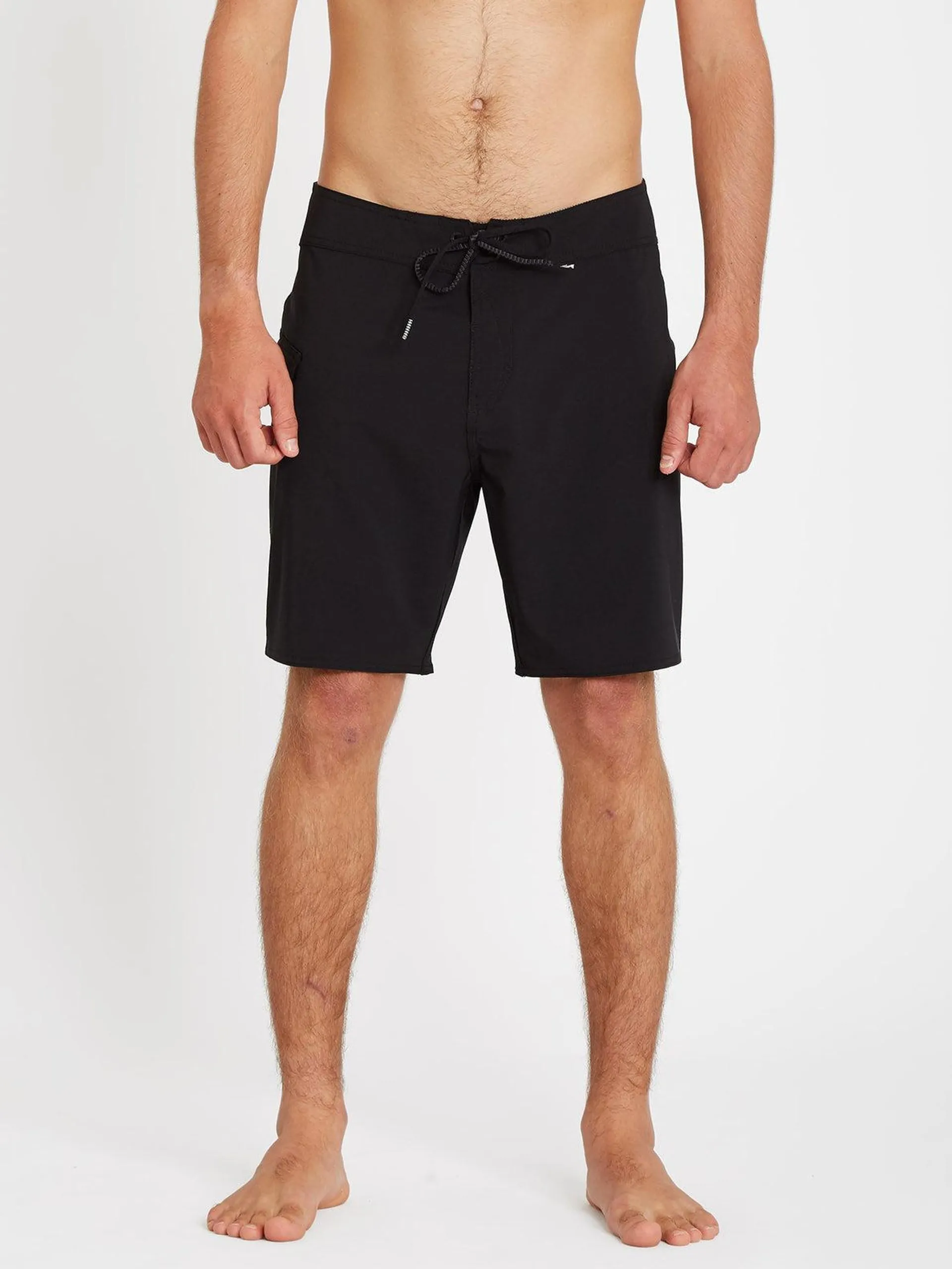 Boardshort Lido Solid Mod 18" - BLACK