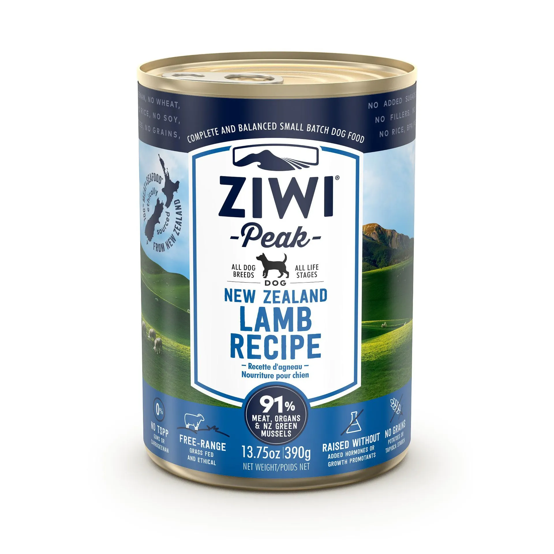 ZIWI® Peak lata de cordero para perros 390gr